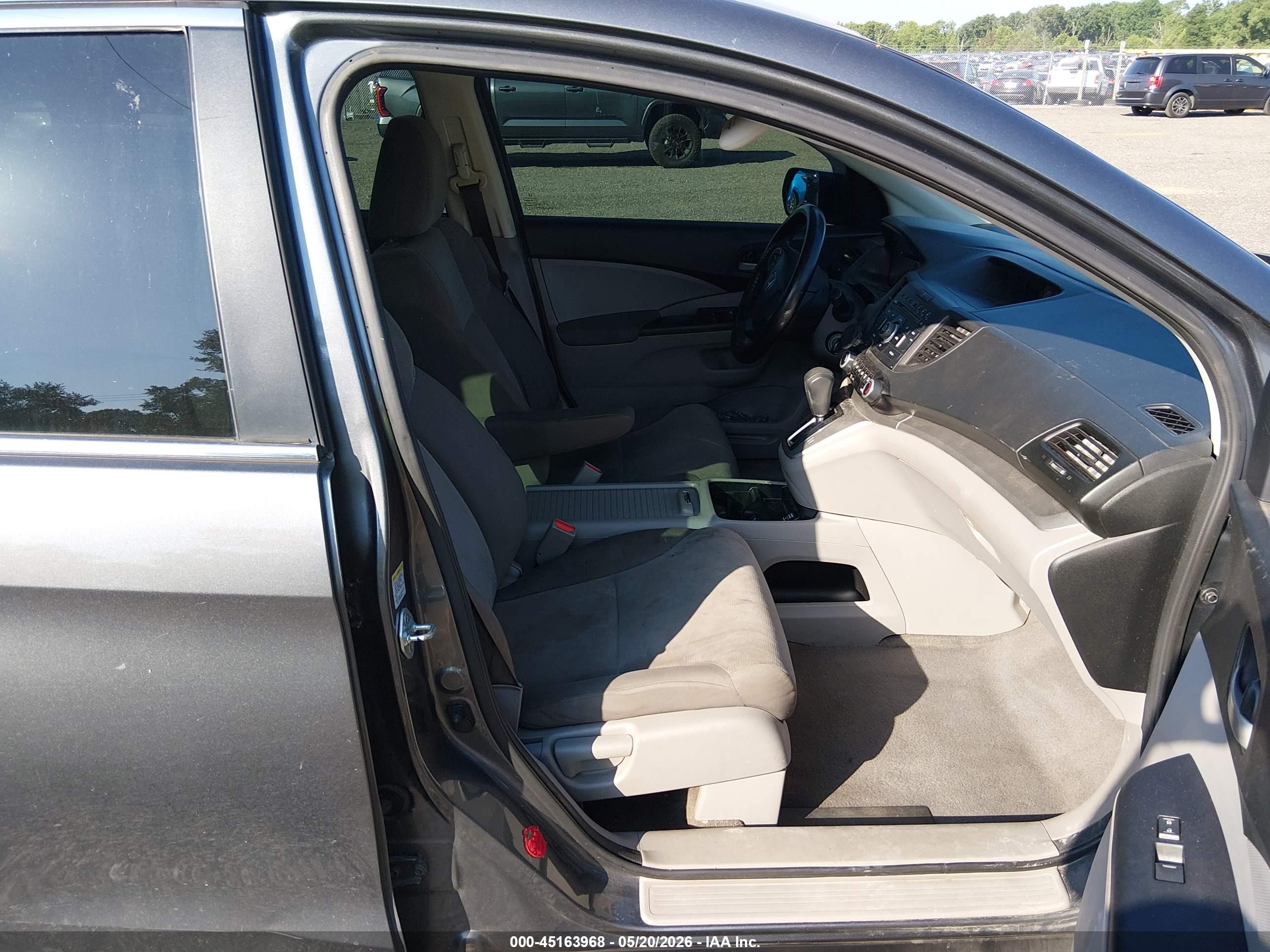 2013 Honda Cr-v Lx Gray vin: 2HKRM4H37DH651040