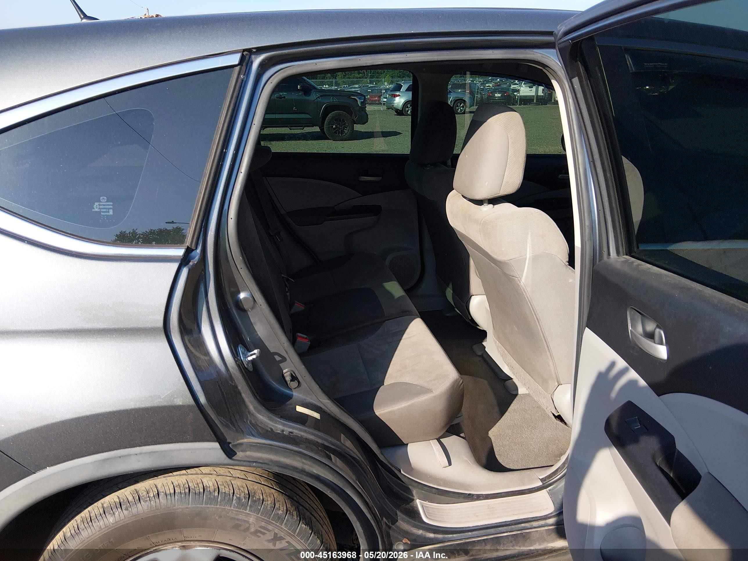 2013 Honda Cr-v Lx Gray vin: 2HKRM4H37DH651040