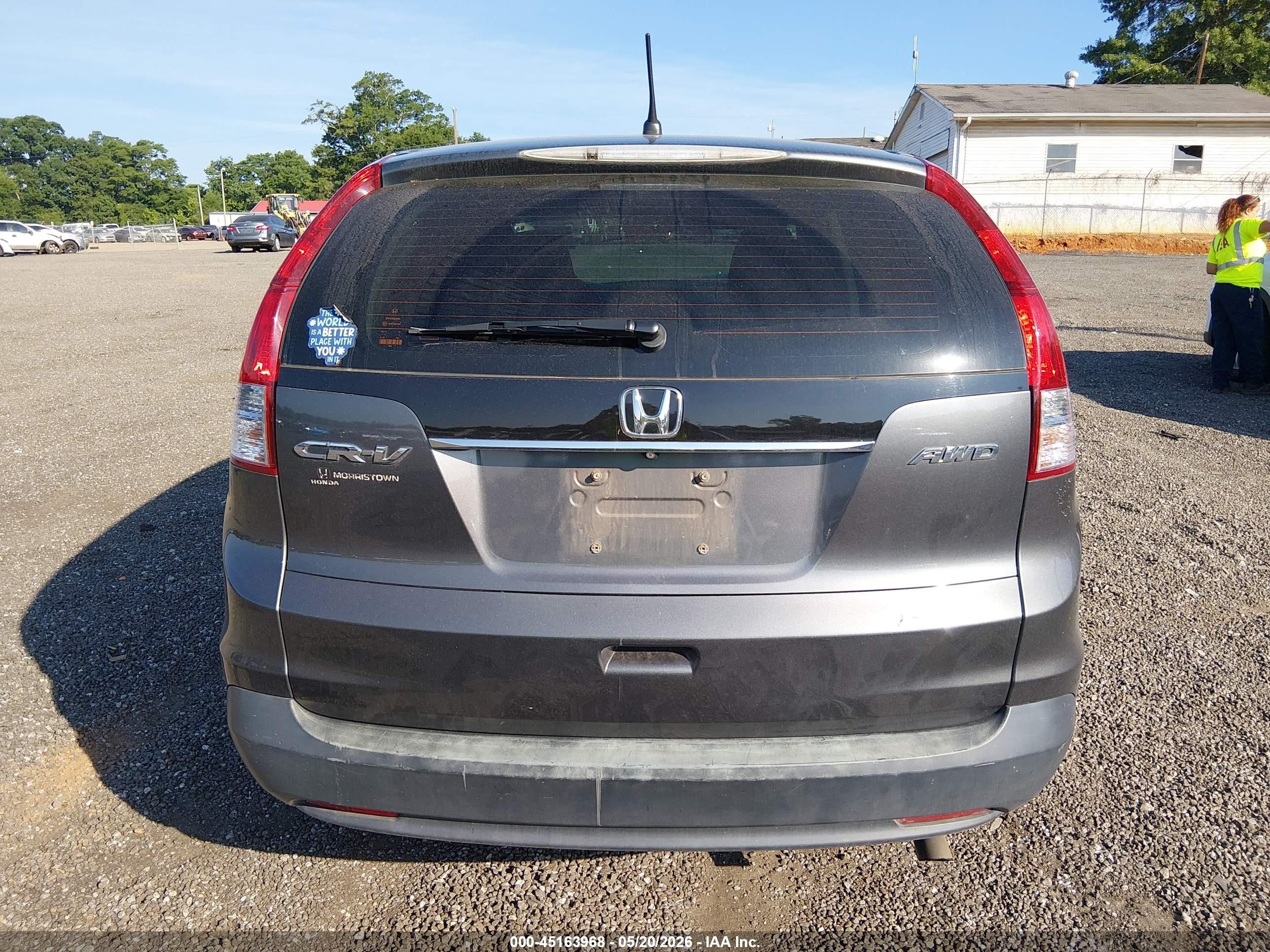 2013 Honda Cr-v Lx Gray vin: 2HKRM4H37DH651040