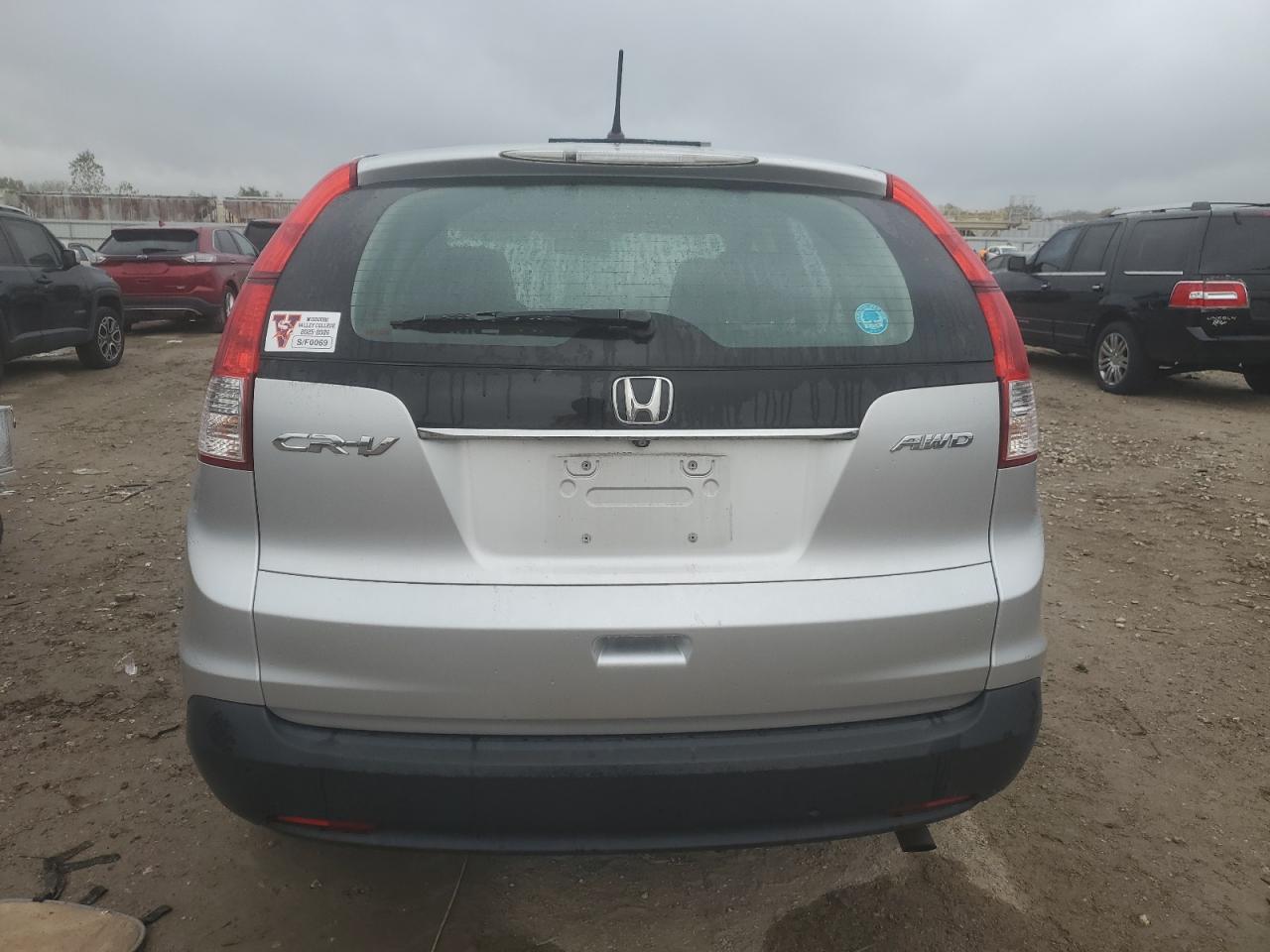 2013 Honda Cr-v Lx Silver vin: 2HKRM4H37DH651474