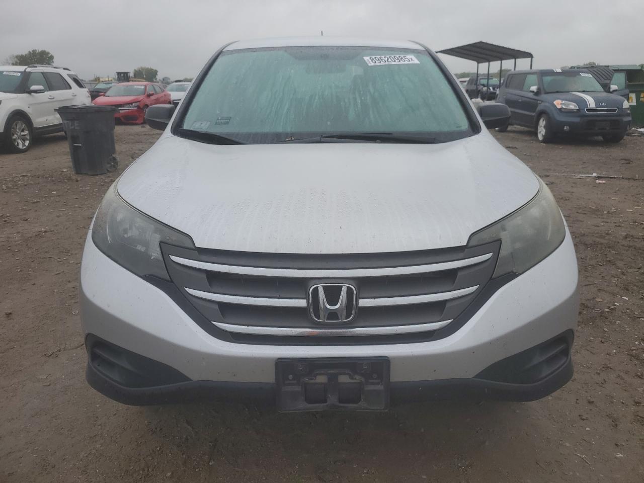 2013 Honda Cr-v Lx Silver vin: 2HKRM4H37DH651474