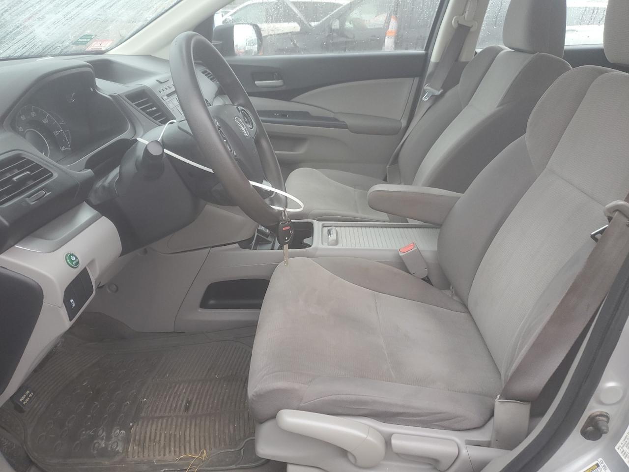 2013 Honda Cr-v Lx Silver vin: 2HKRM4H37DH651474