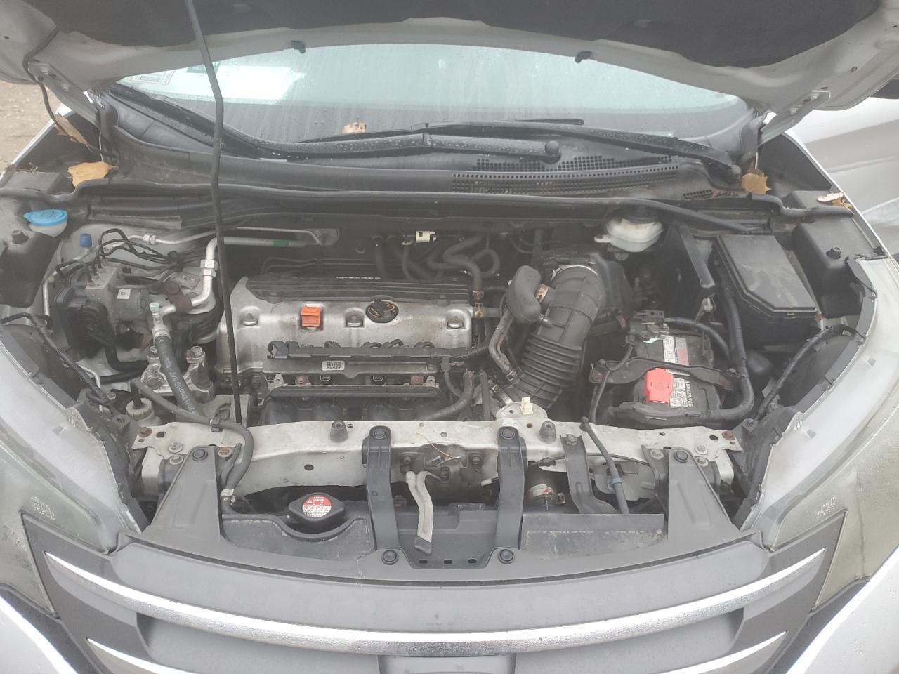 2013 Honda Cr-v Lx Silver vin: 2HKRM4H37DH651474