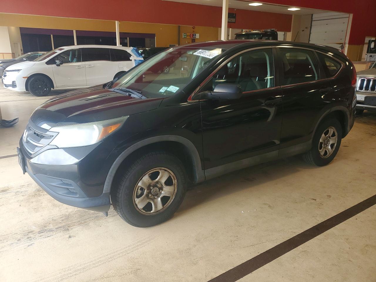 2013 Honda Cr-v Lx Black vin: 2HKRM4H37DH652107