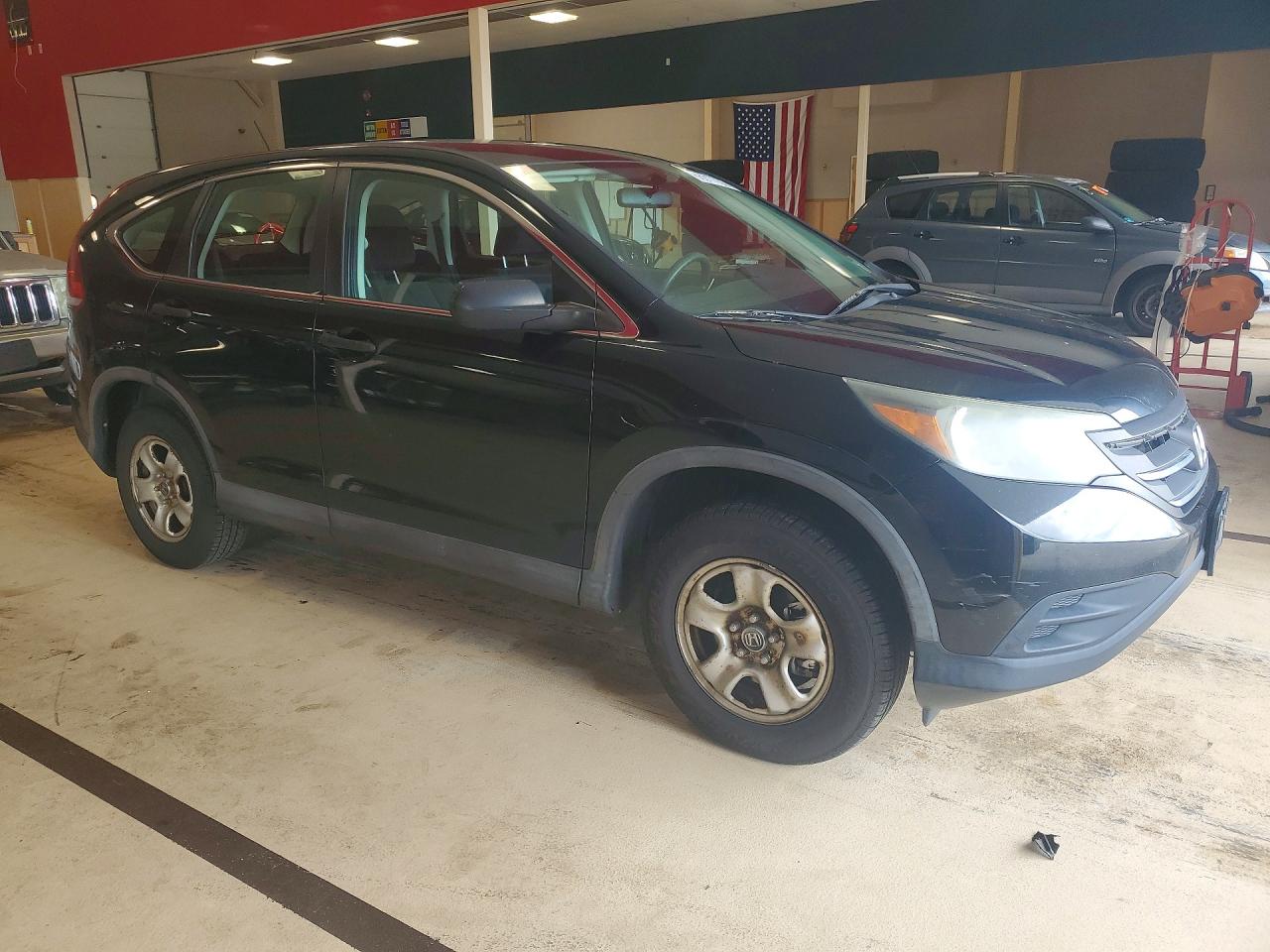 2013 Honda Cr-v Lx Black vin: 2HKRM4H37DH652107