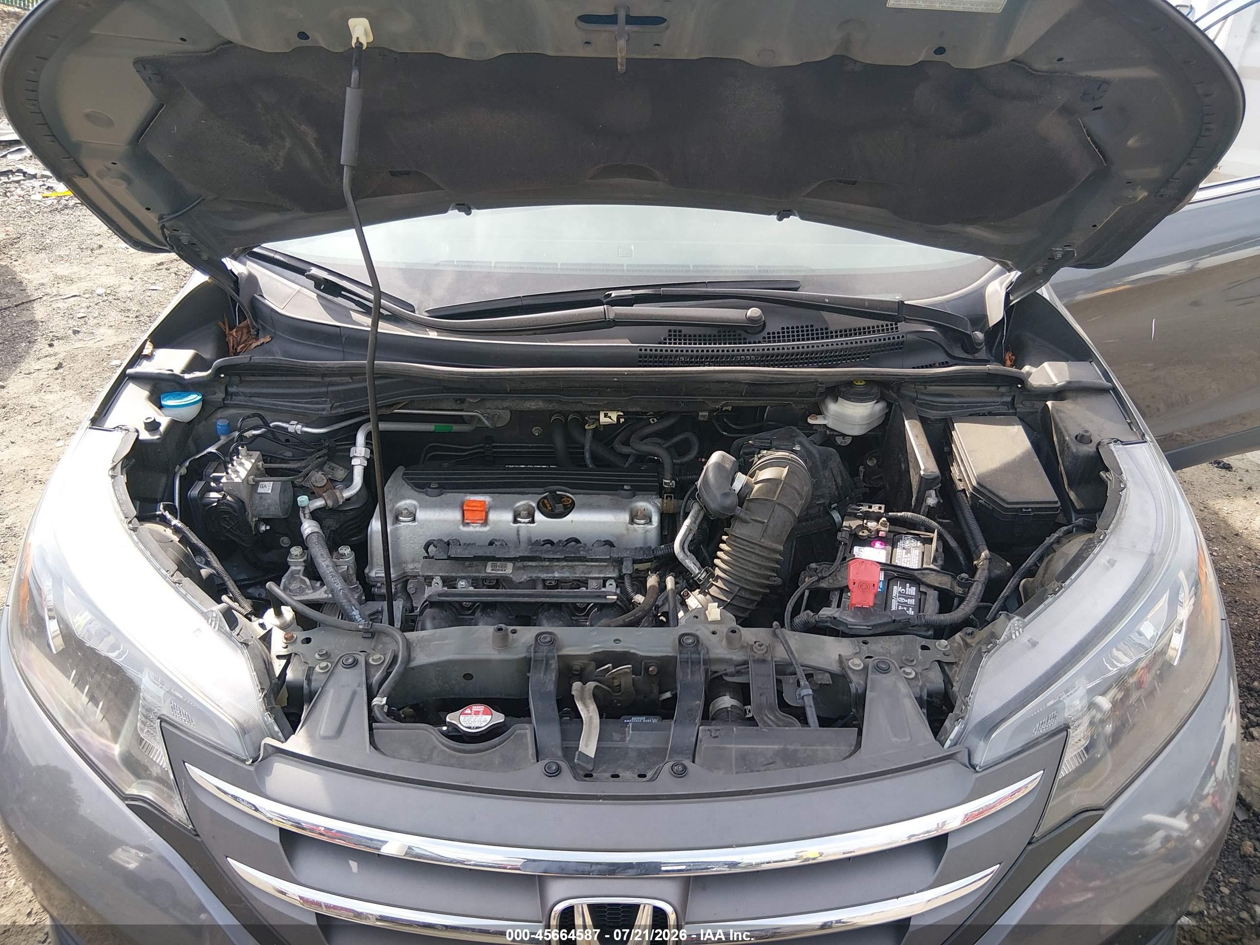 2013 Honda Cr-v Lx Silver vin: 2HKRM4H37DH671045