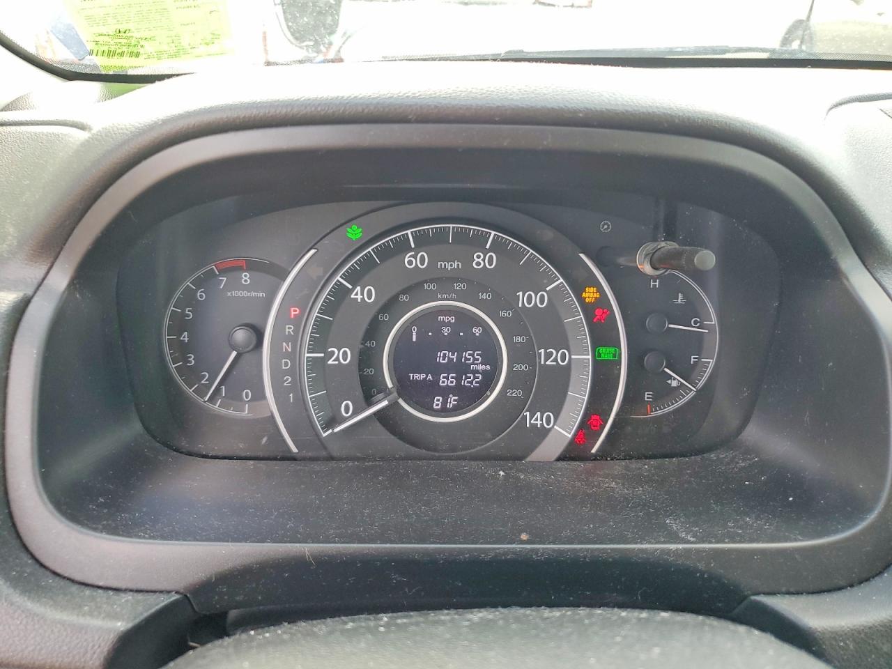 2013 Honda Cr-v Lx Blue vin: 2HKRM4H37DH687875