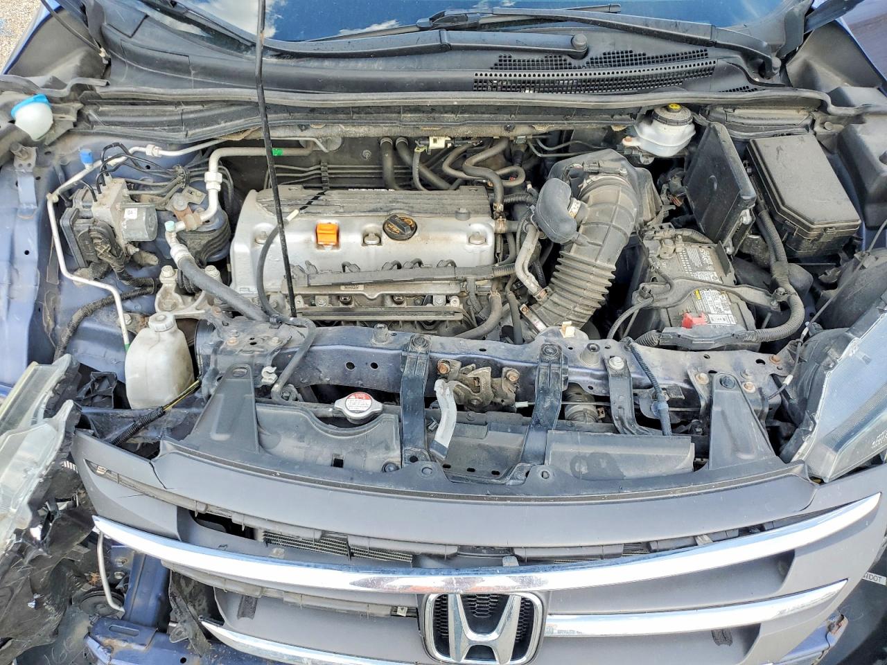 2013 Honda Cr-v Lx Blue vin: 2HKRM4H37DH687875