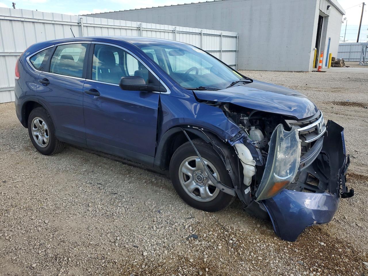 2013 Honda Cr-v Lx Blue vin: 2HKRM4H37DH687875