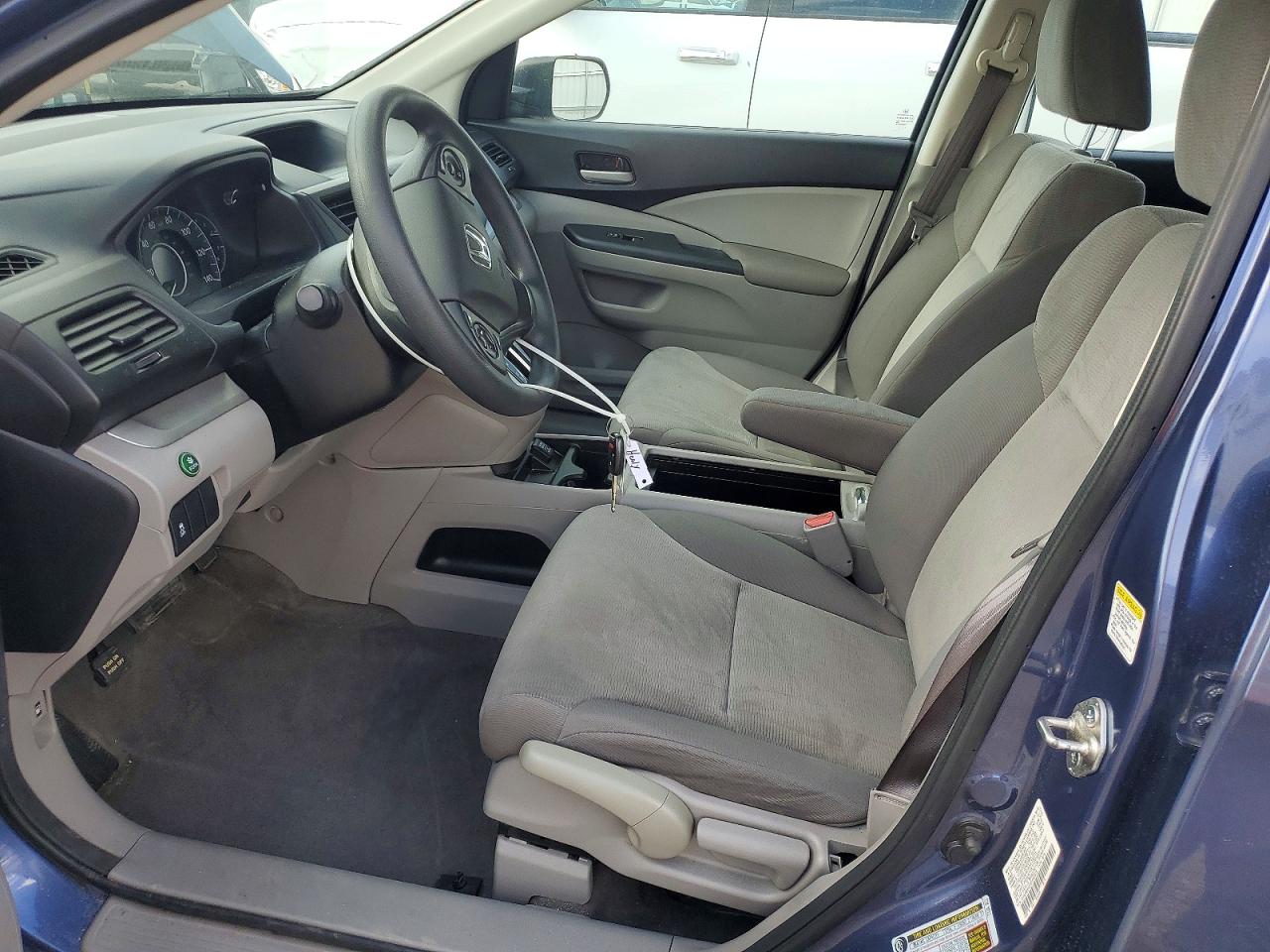 2013 Honda Cr-v Lx Blue vin: 2HKRM4H37DH687875