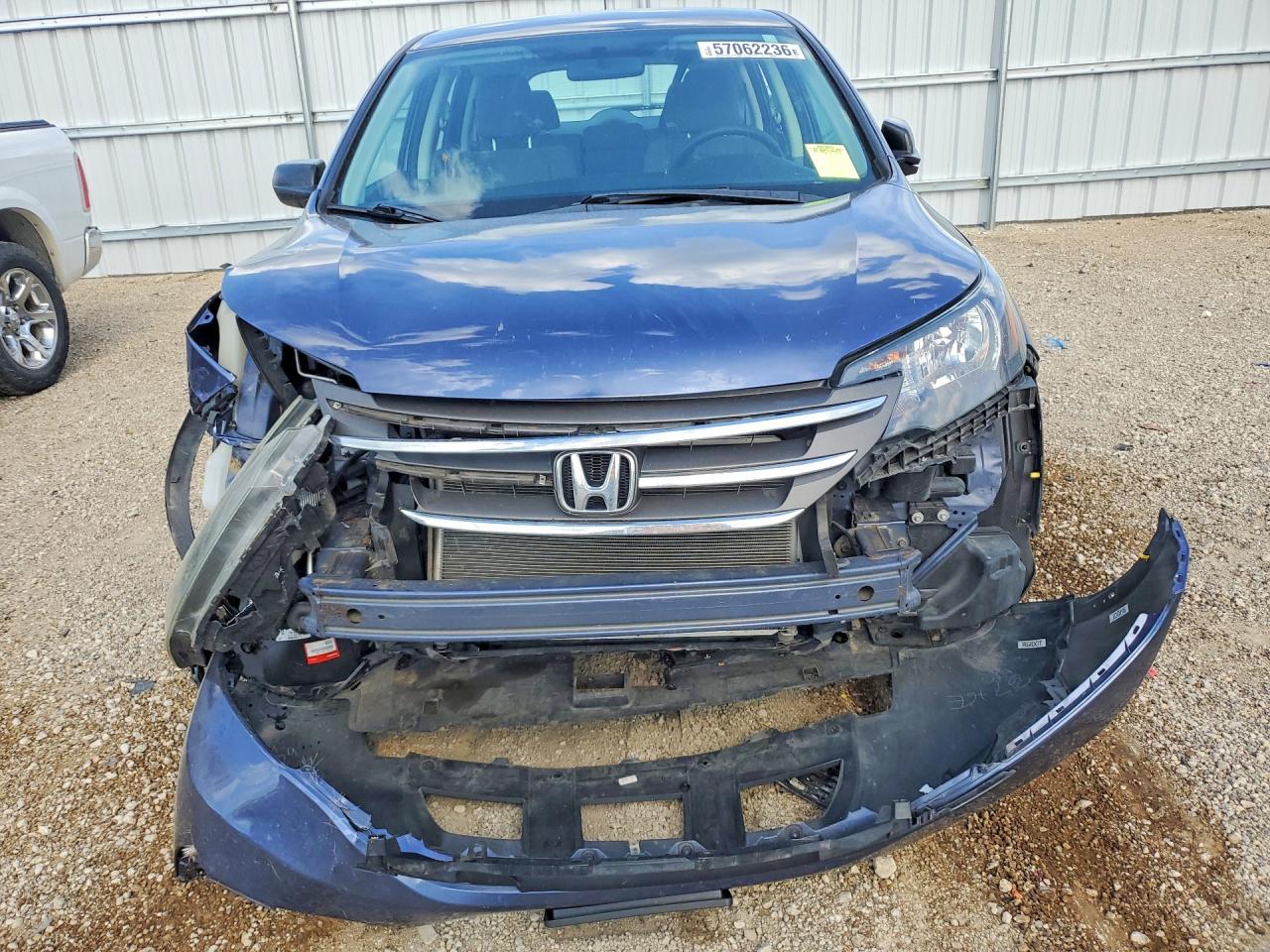 2013 Honda Cr-v Lx Blue vin: 2HKRM4H37DH687875
