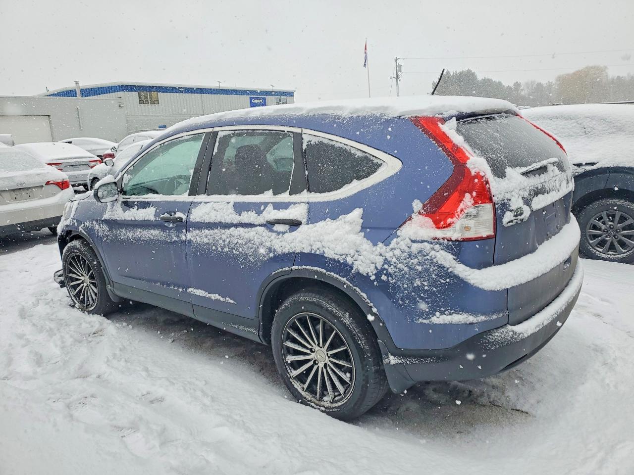 2014 Honda Cr-v Lx Blue vin: 2HKRM4H37EH109535