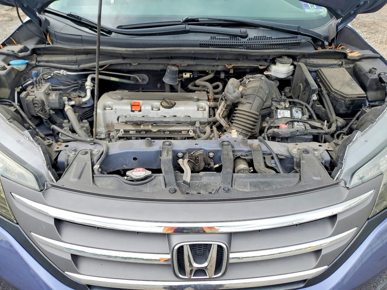 2014 Honda Cr-v Lx Blue vin: 2HKRM4H37EH600316