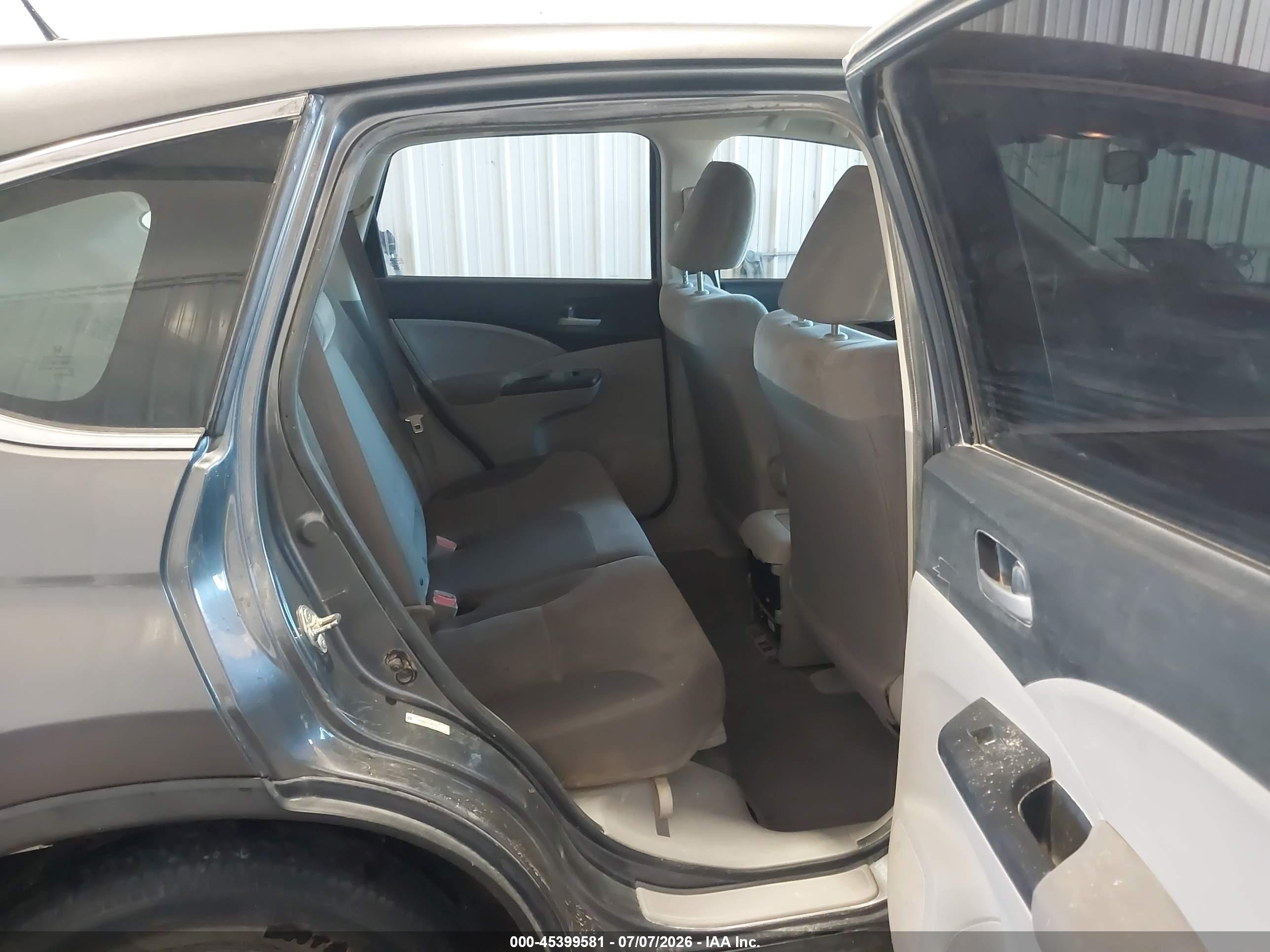2014 Honda Cr-v Lx Gray vin: 2HKRM4H37EH607623