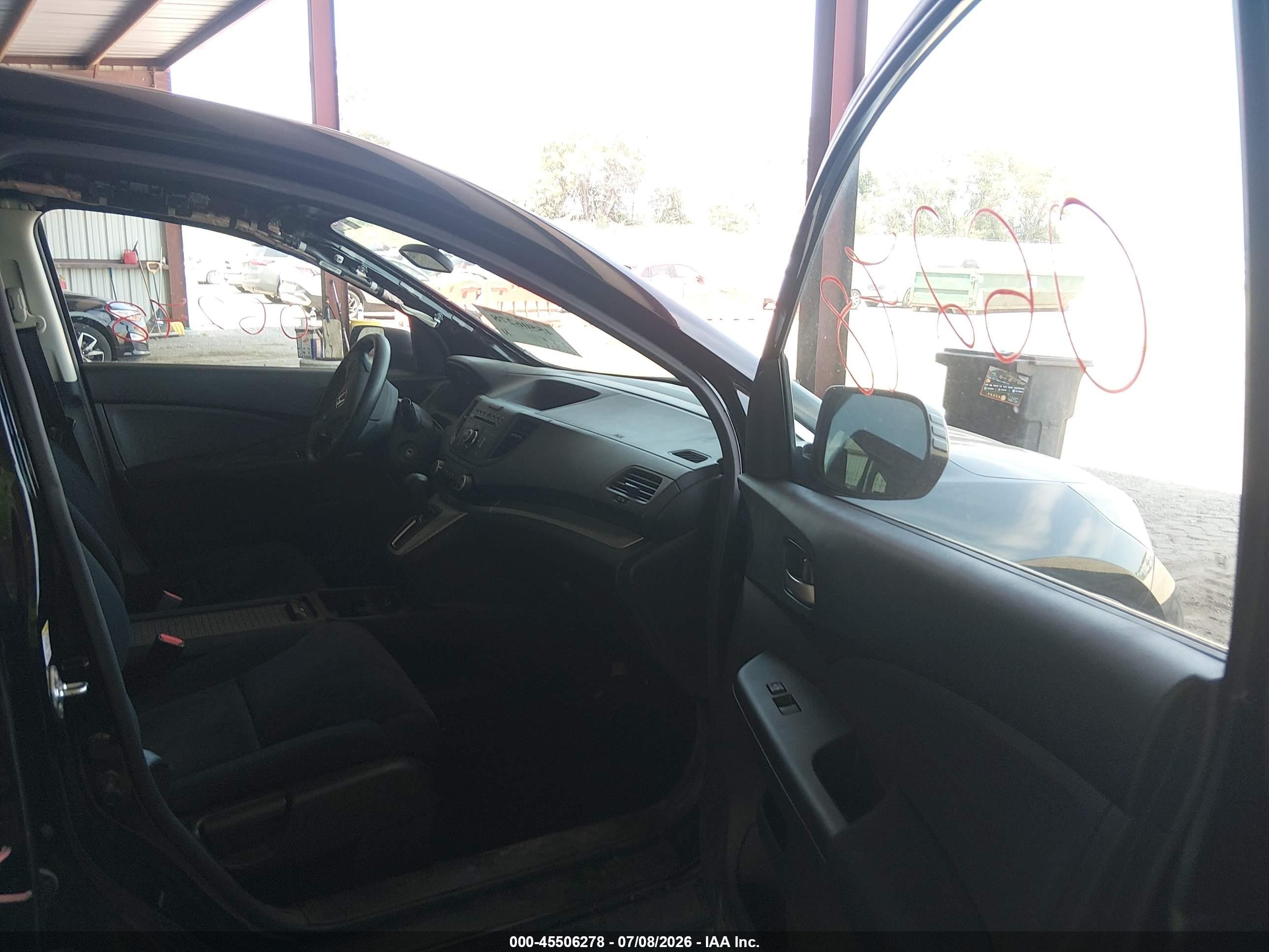 2014 Honda Cr-v Lx Black vin: 2HKRM4H37EH635910