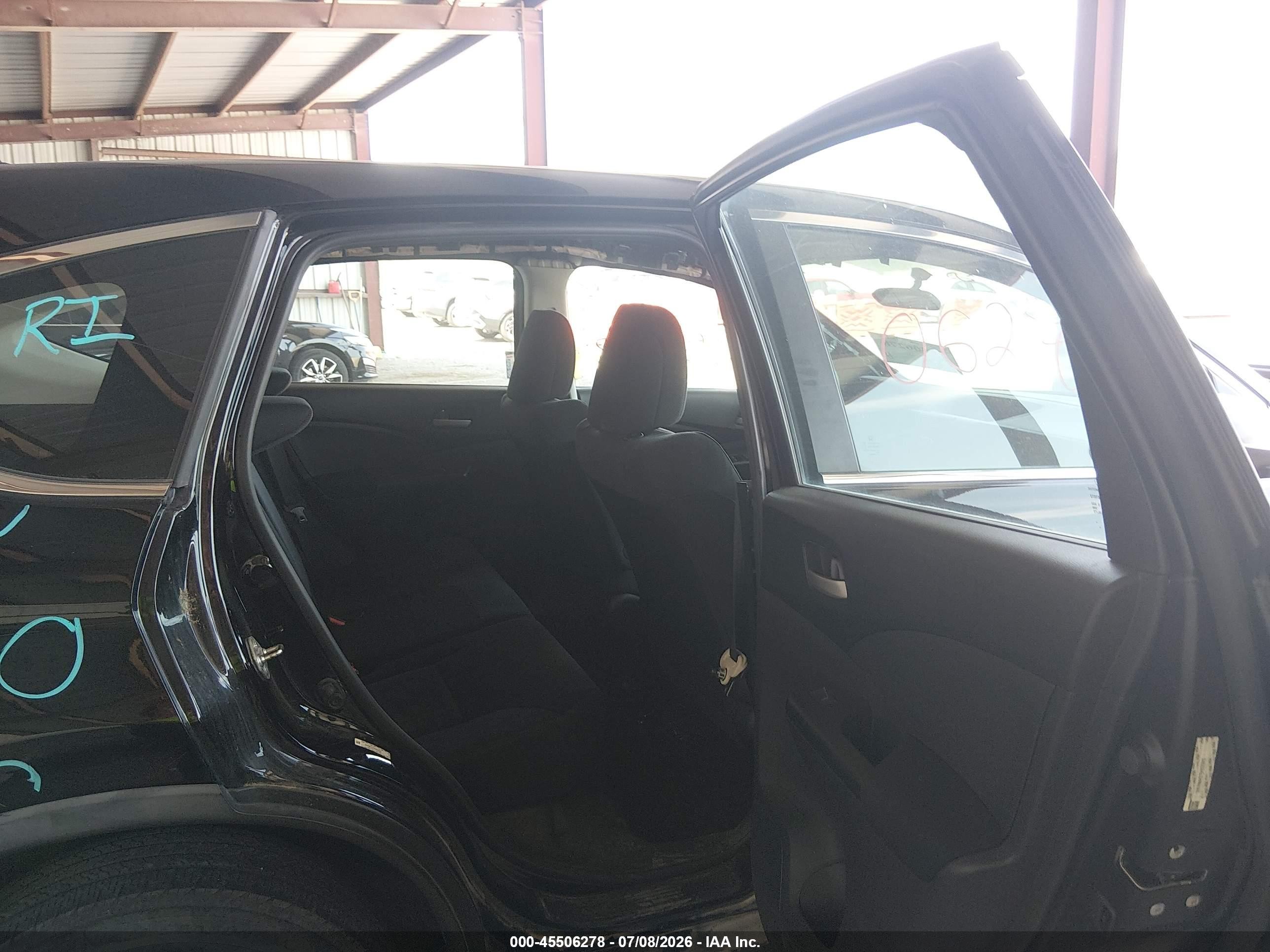 2014 Honda Cr-v Lx Black vin: 2HKRM4H37EH635910