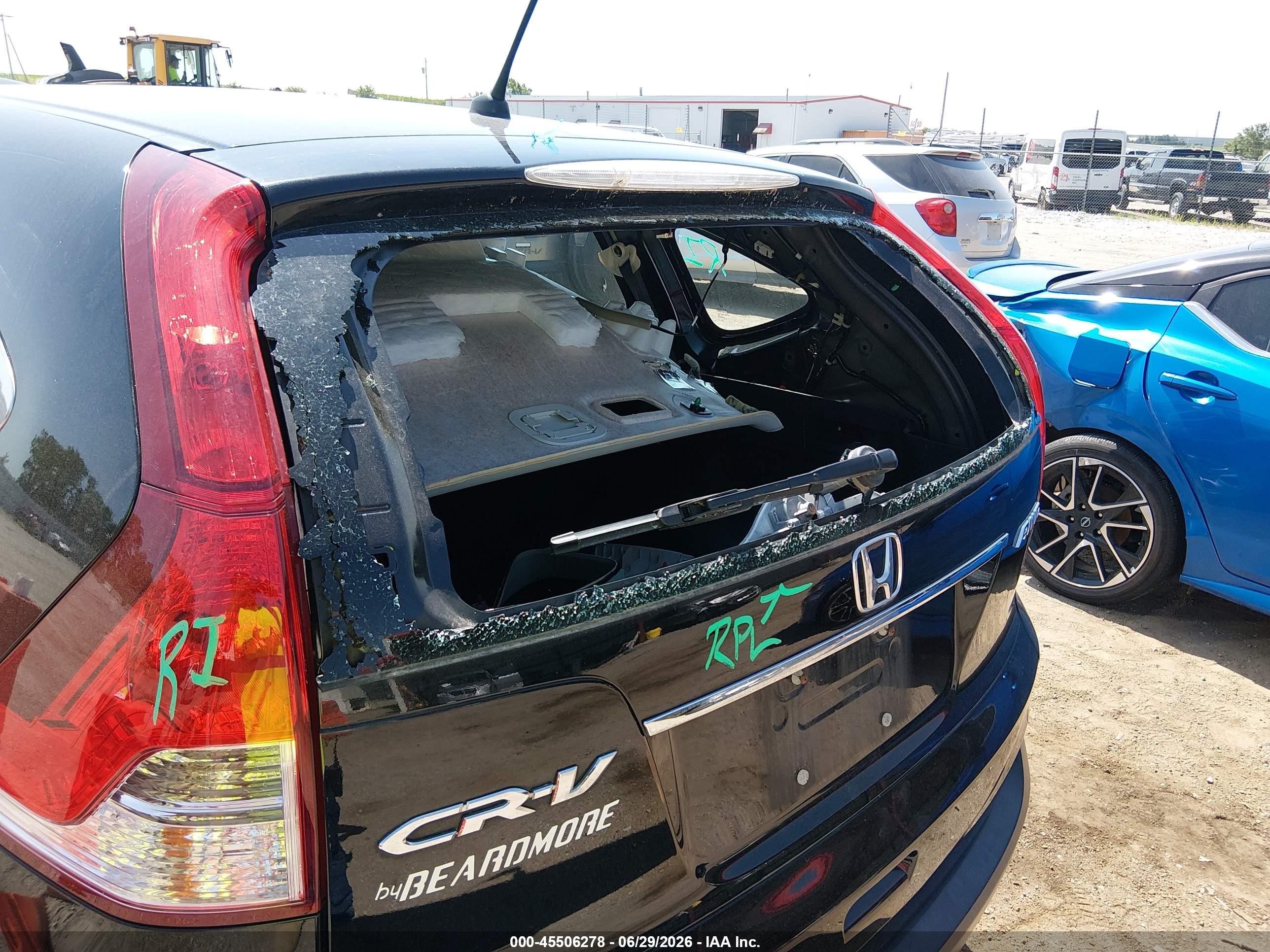 2014 Honda Cr-v Lx Black vin: 2HKRM4H37EH635910