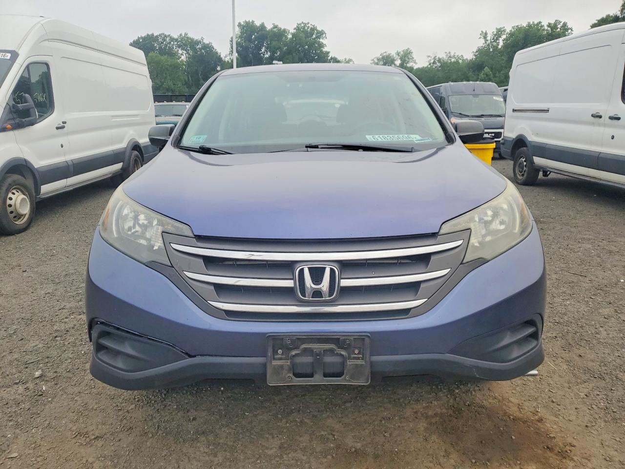2014 Honda Cr-v Lx Blue vin: 2HKRM4H37EH644073