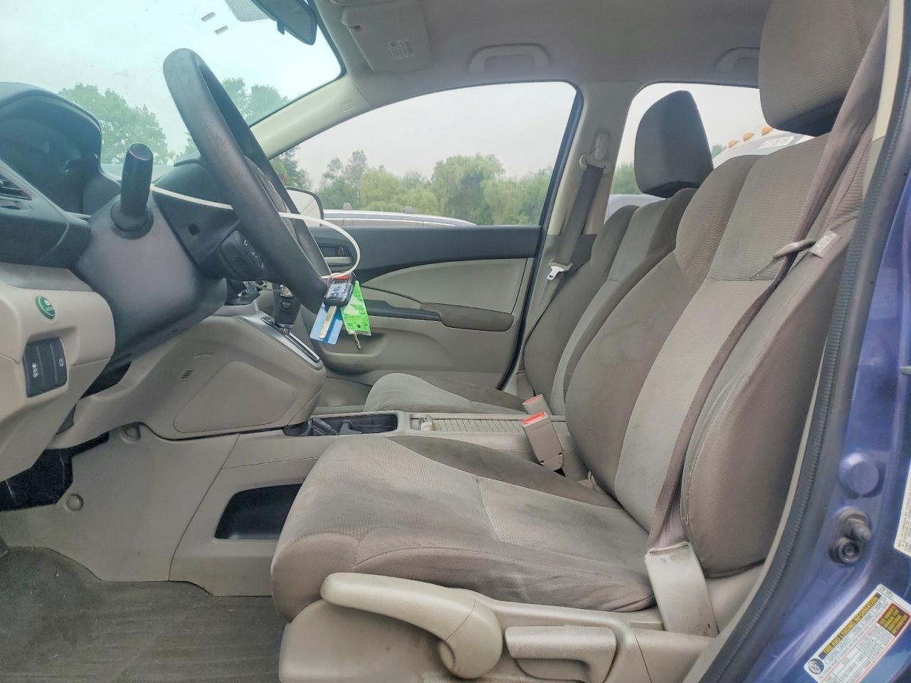 2014 Honda Cr-v Lx Blue vin: 2HKRM4H37EH644073