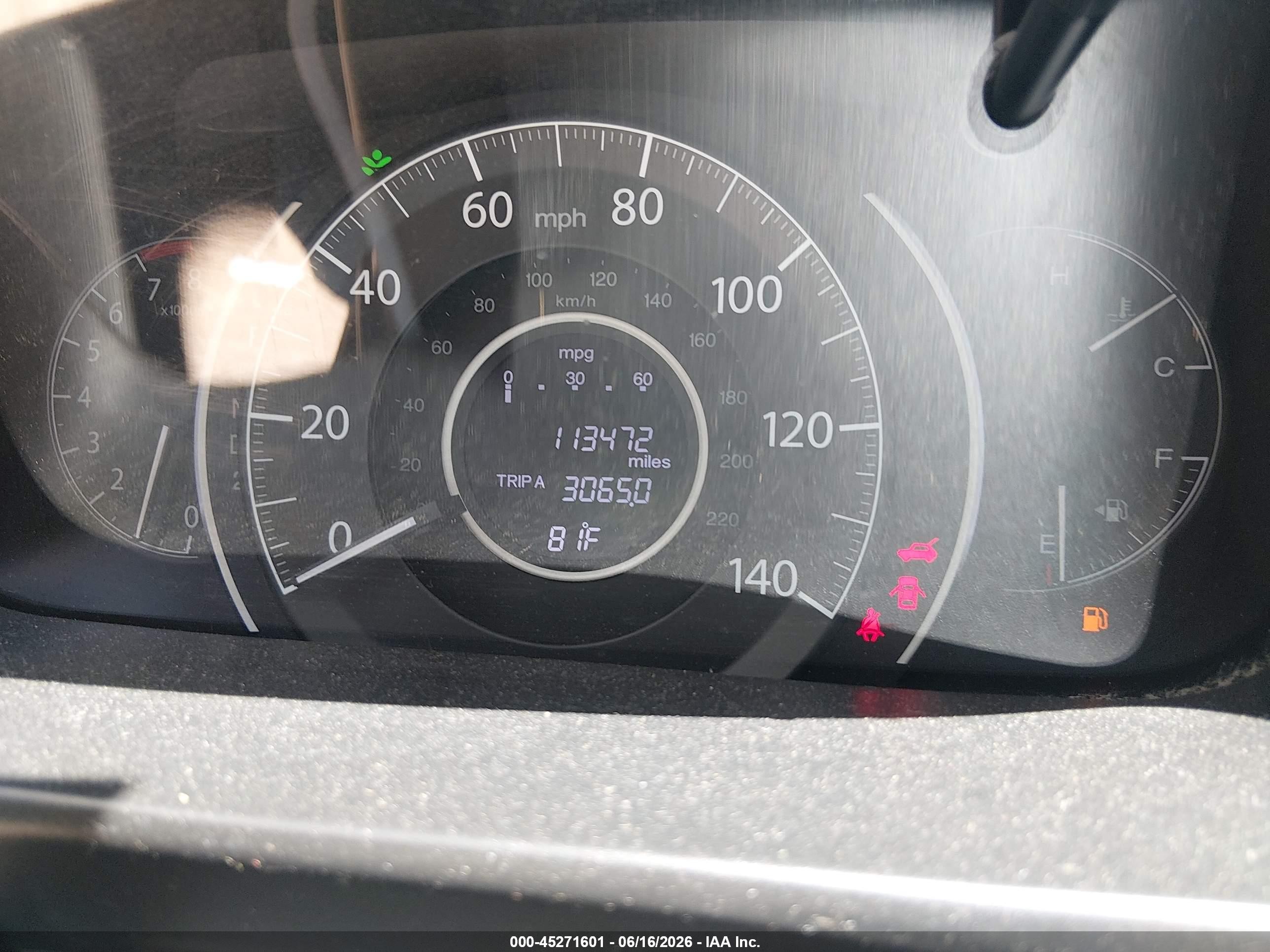 2014 Honda Cr-v Lx Champagne vin: 2HKRM4H37EH647507