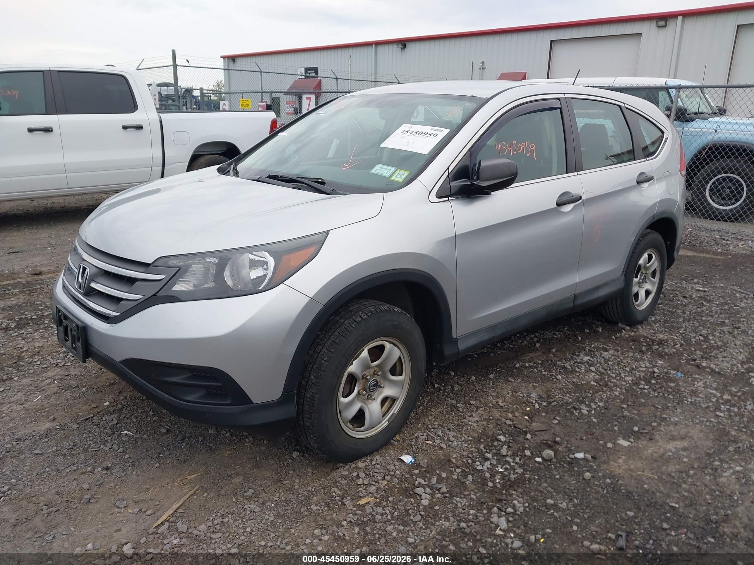 2014 Honda Cr-v Lx Silver vin: 2HKRM4H37EH673198