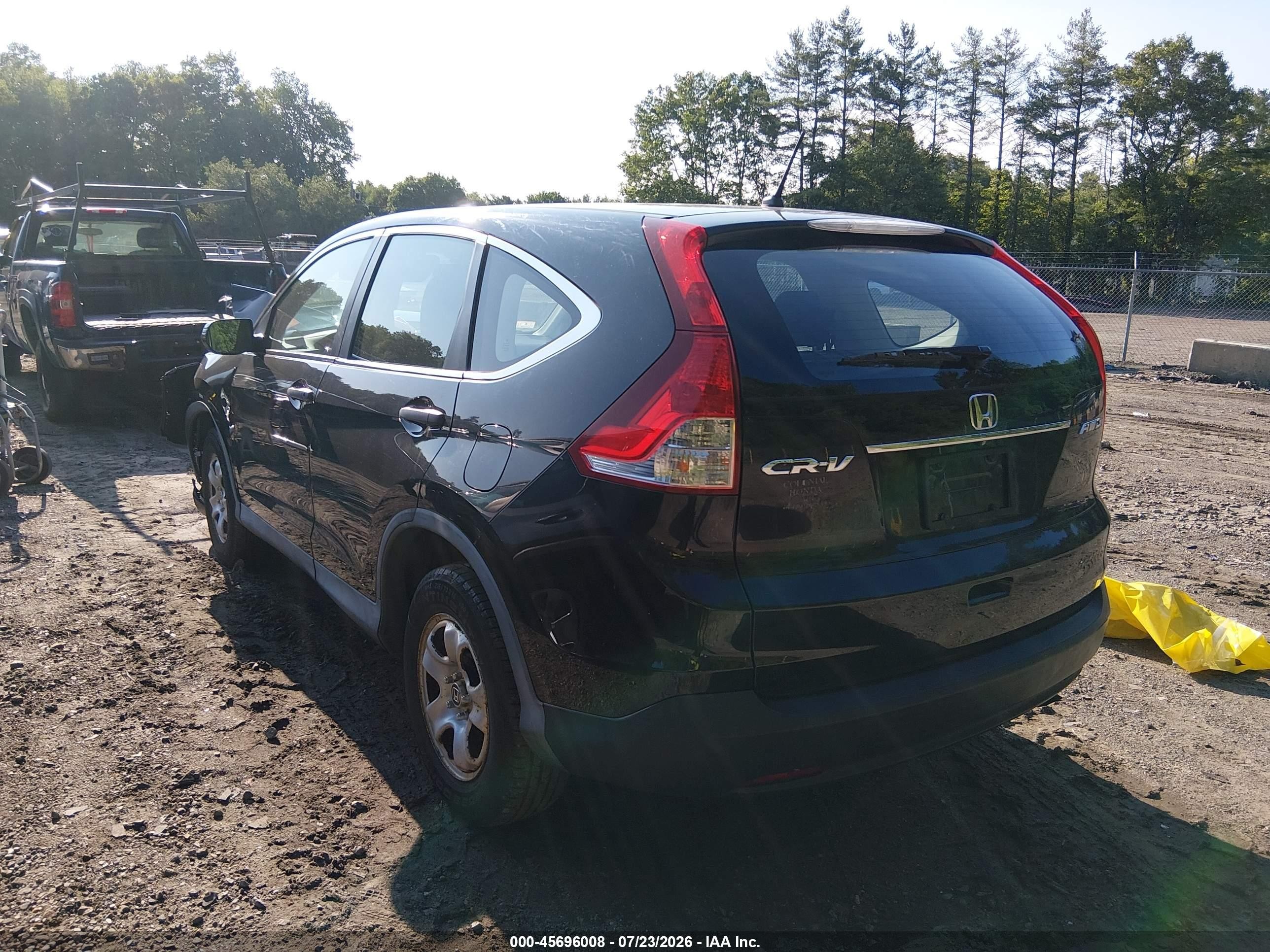 2014 Honda Cr-v Lx Blue vin: 2HKRM4H37EH673590