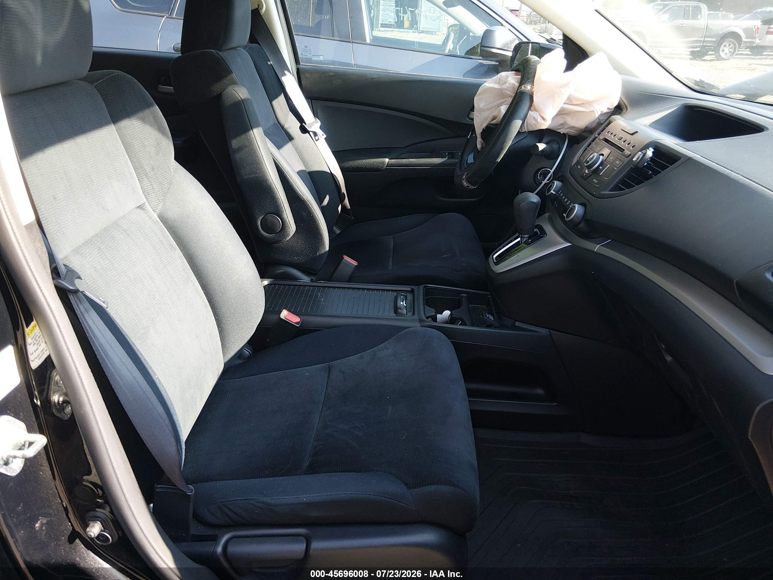 2014 Honda Cr-v Lx Blue vin: 2HKRM4H37EH673590