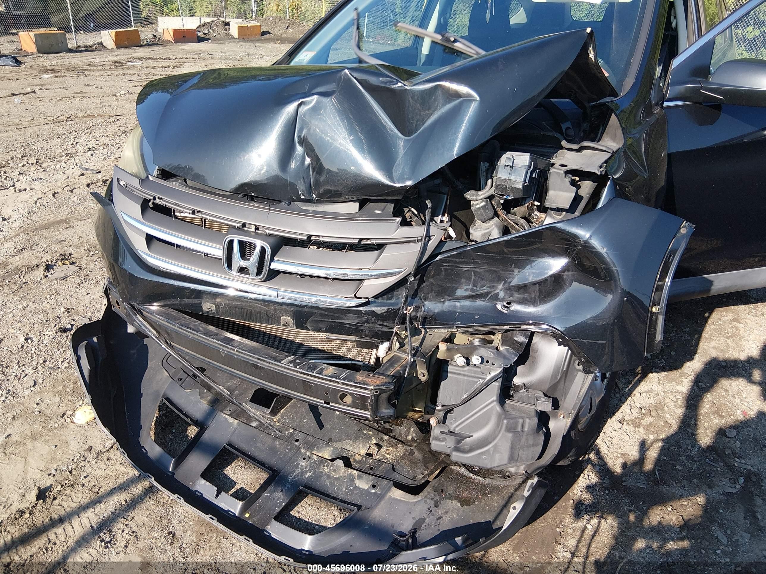 2014 Honda Cr-v Lx Blue vin: 2HKRM4H37EH673590