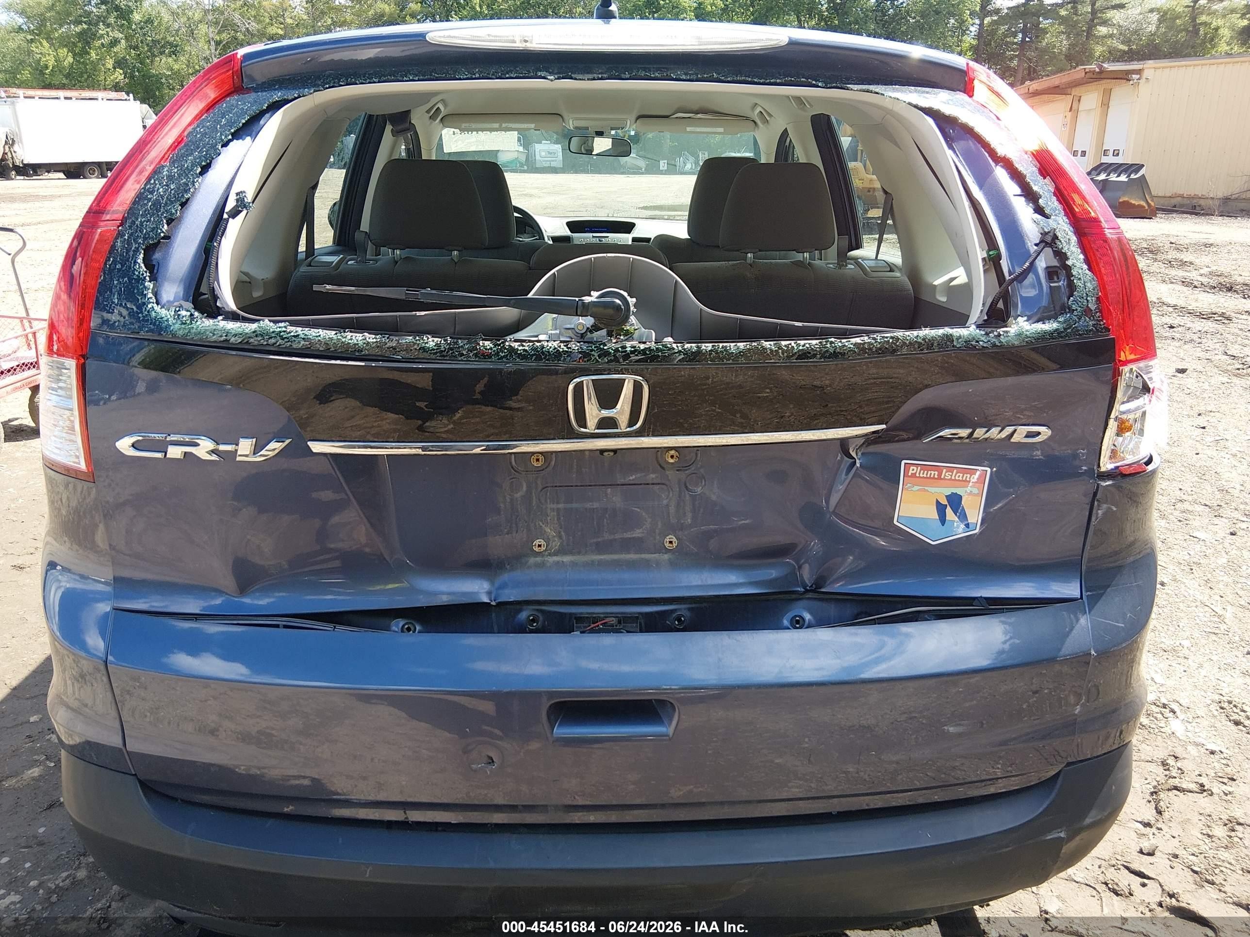 2014 Honda Cr-v Lx Blue vin: 2HKRM4H37EH684864