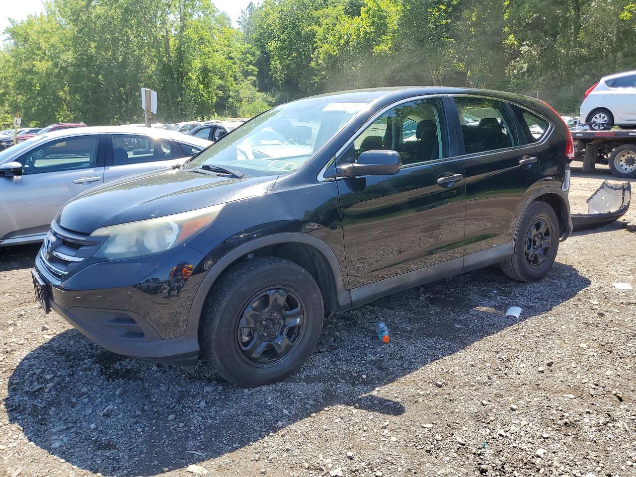 2014 Honda Cr-v Lx Black vin: 2HKRM4H37EH689790