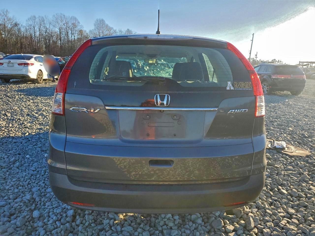 2014 Honda Cr-v Lx Gray vin: 2HKRM4H37EH693354