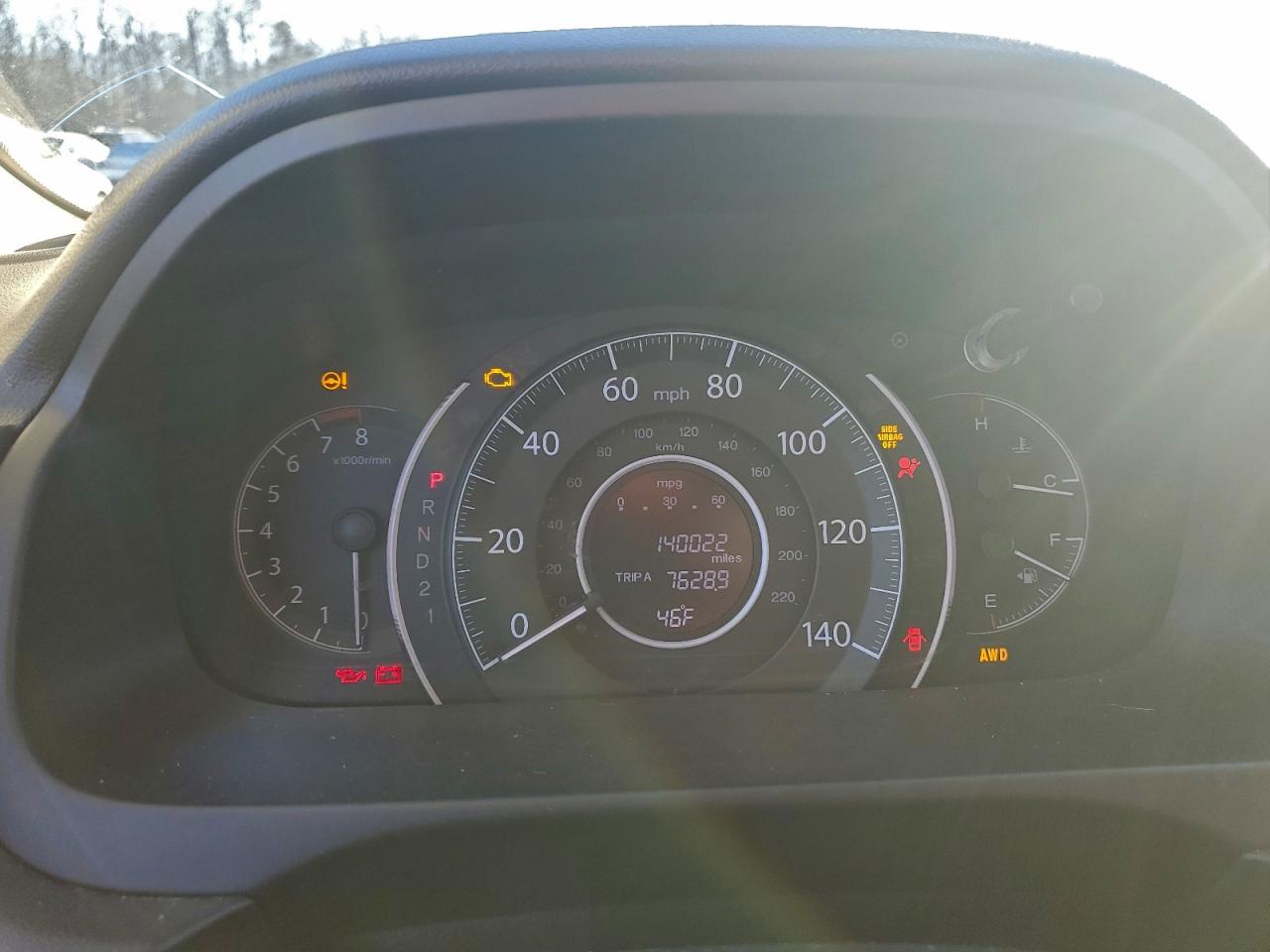 2014 Honda Cr-v Lx Gray vin: 2HKRM4H37EH693354