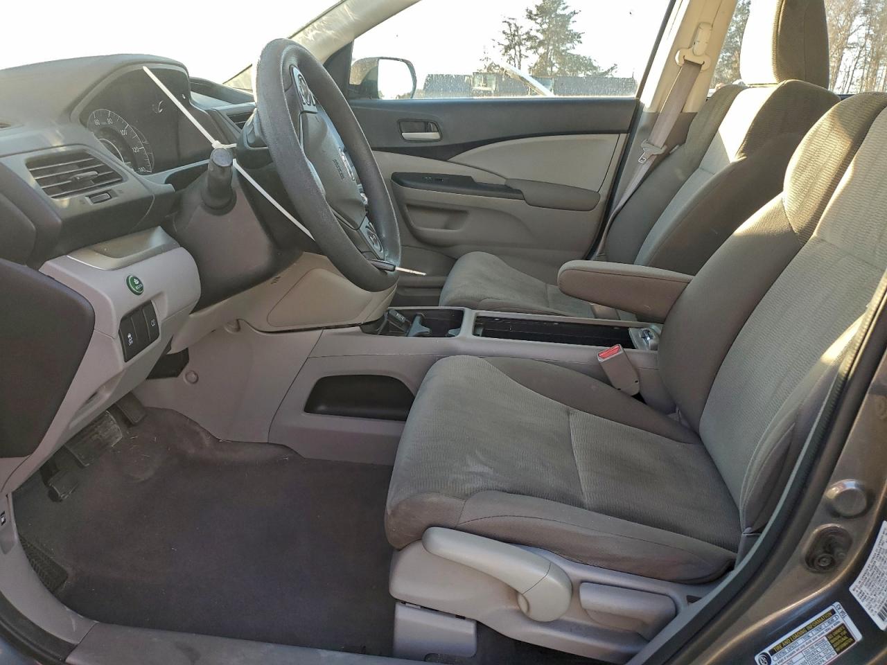 2014 Honda Cr-v Lx Gray vin: 2HKRM4H37EH693354