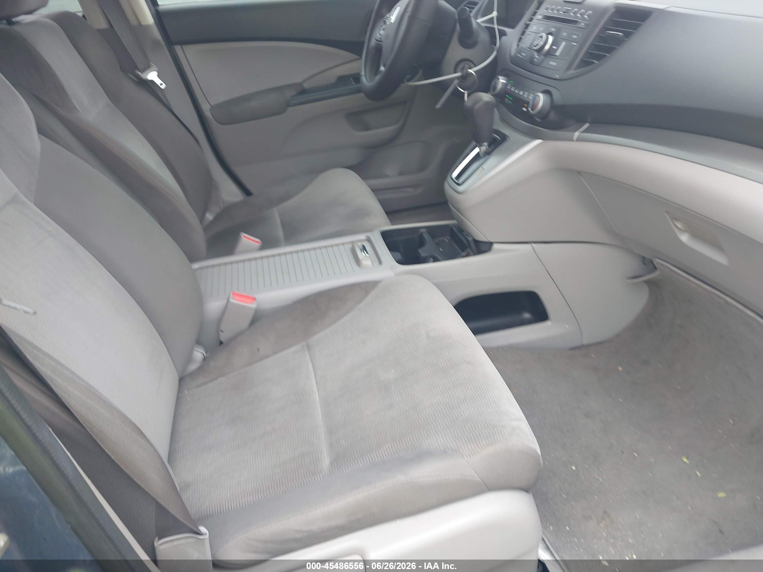 2014 Honda Cr-v Lx Gray vin: 2HKRM4H37EH697209