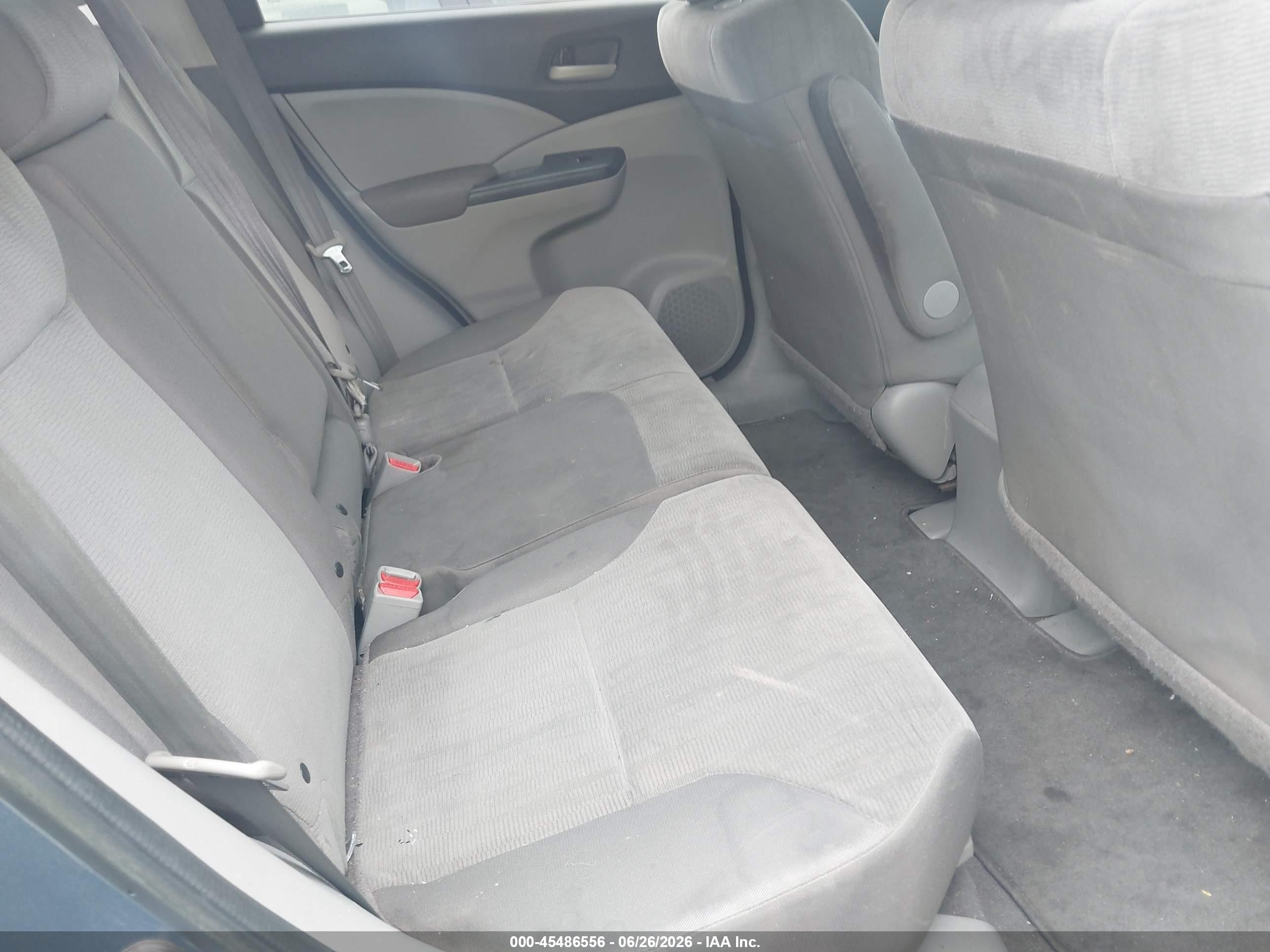 2014 Honda Cr-v Lx Gray vin: 2HKRM4H37EH697209