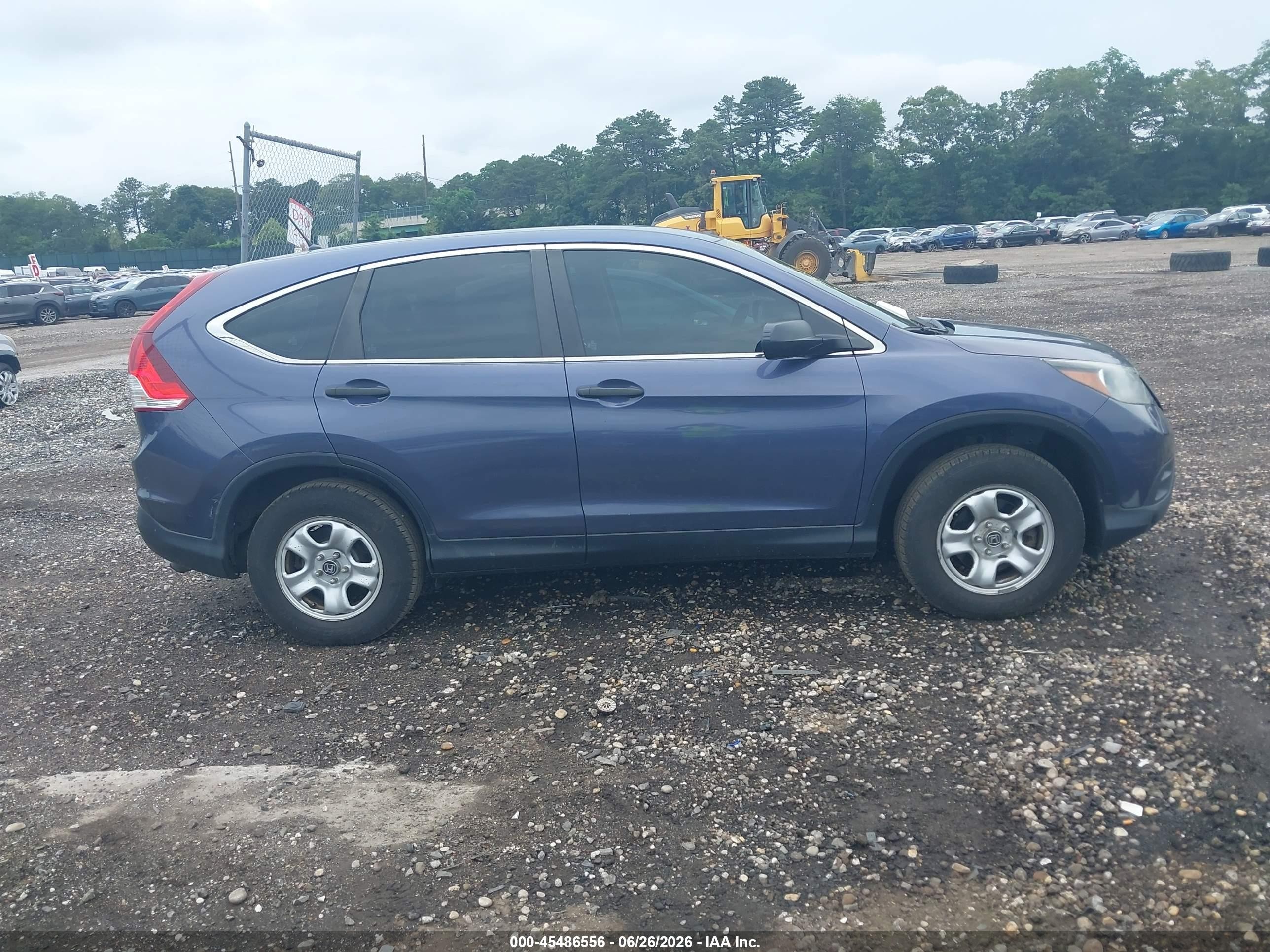 2014 Honda Cr-v Lx Gray vin: 2HKRM4H37EH697209