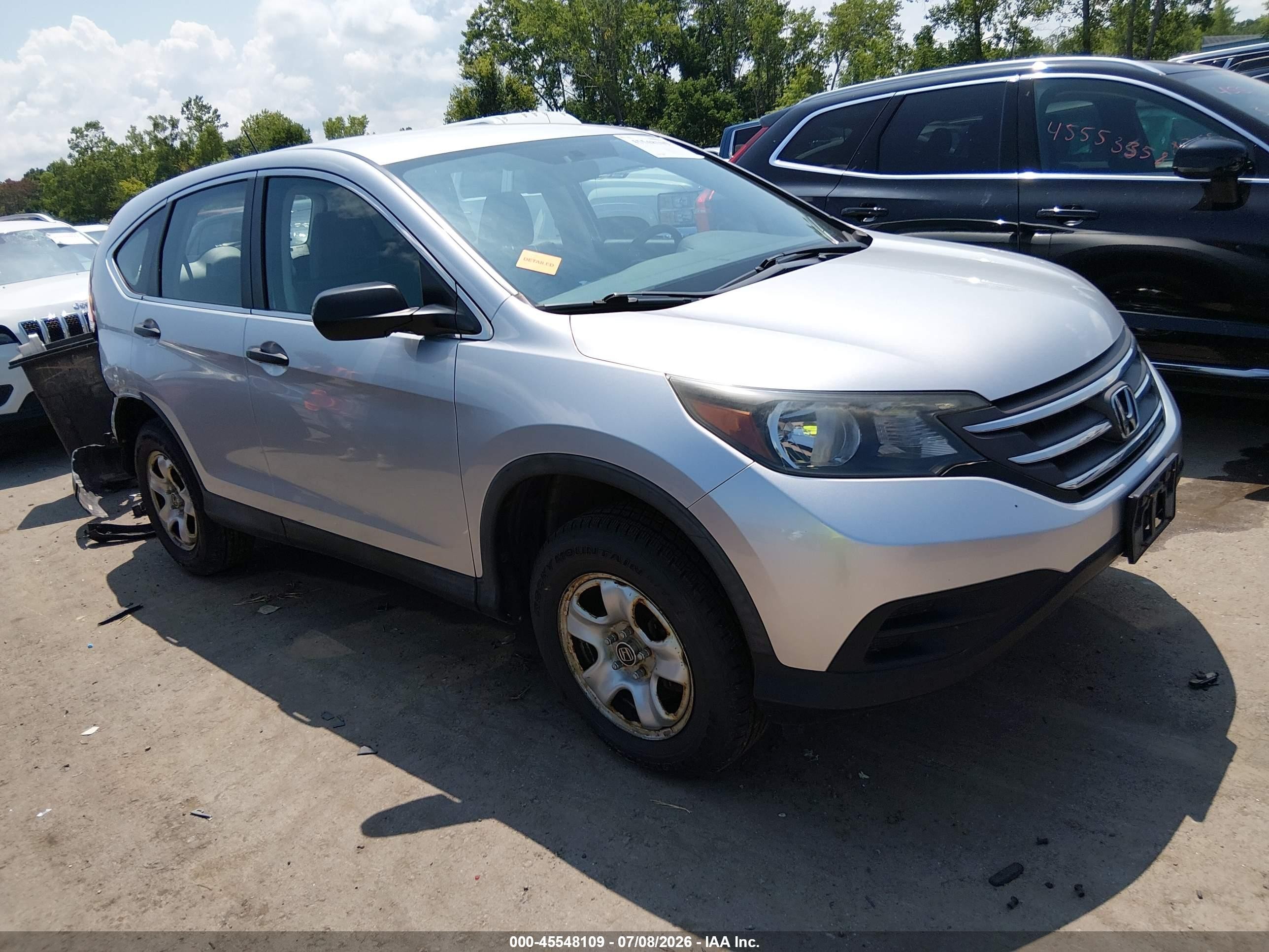 2014 Honda Cr-v Lx Серебряный vin: 2HKRM4H37EH708175