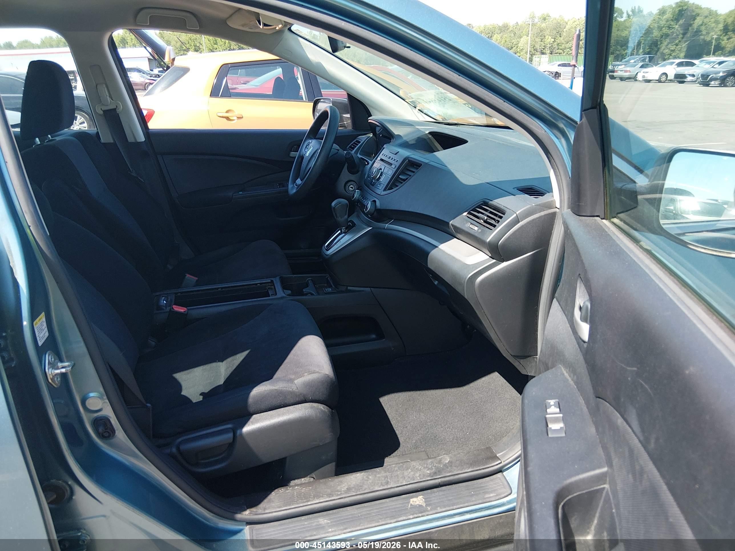 2014 Honda Cr-v Lx Blue vin: 2HKRM4H37EH711769