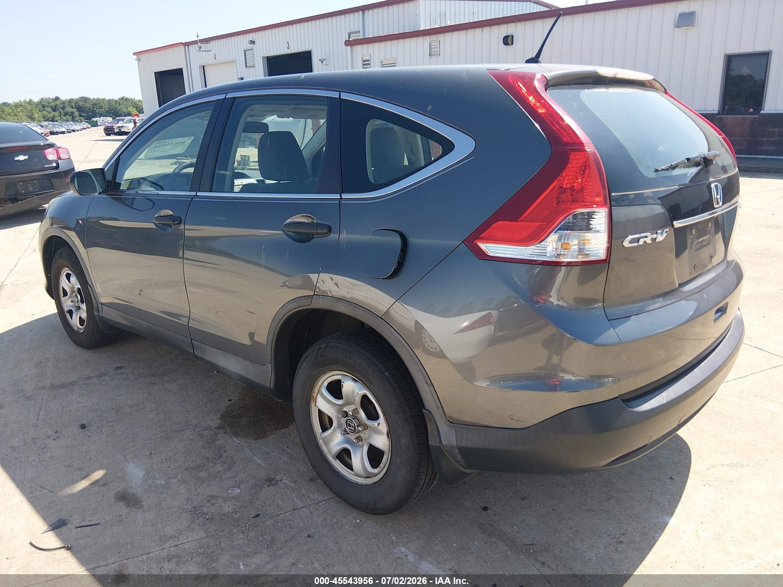 2014 Honda Cr-v Lx Серый vin: 2HKRM4H37EH717068