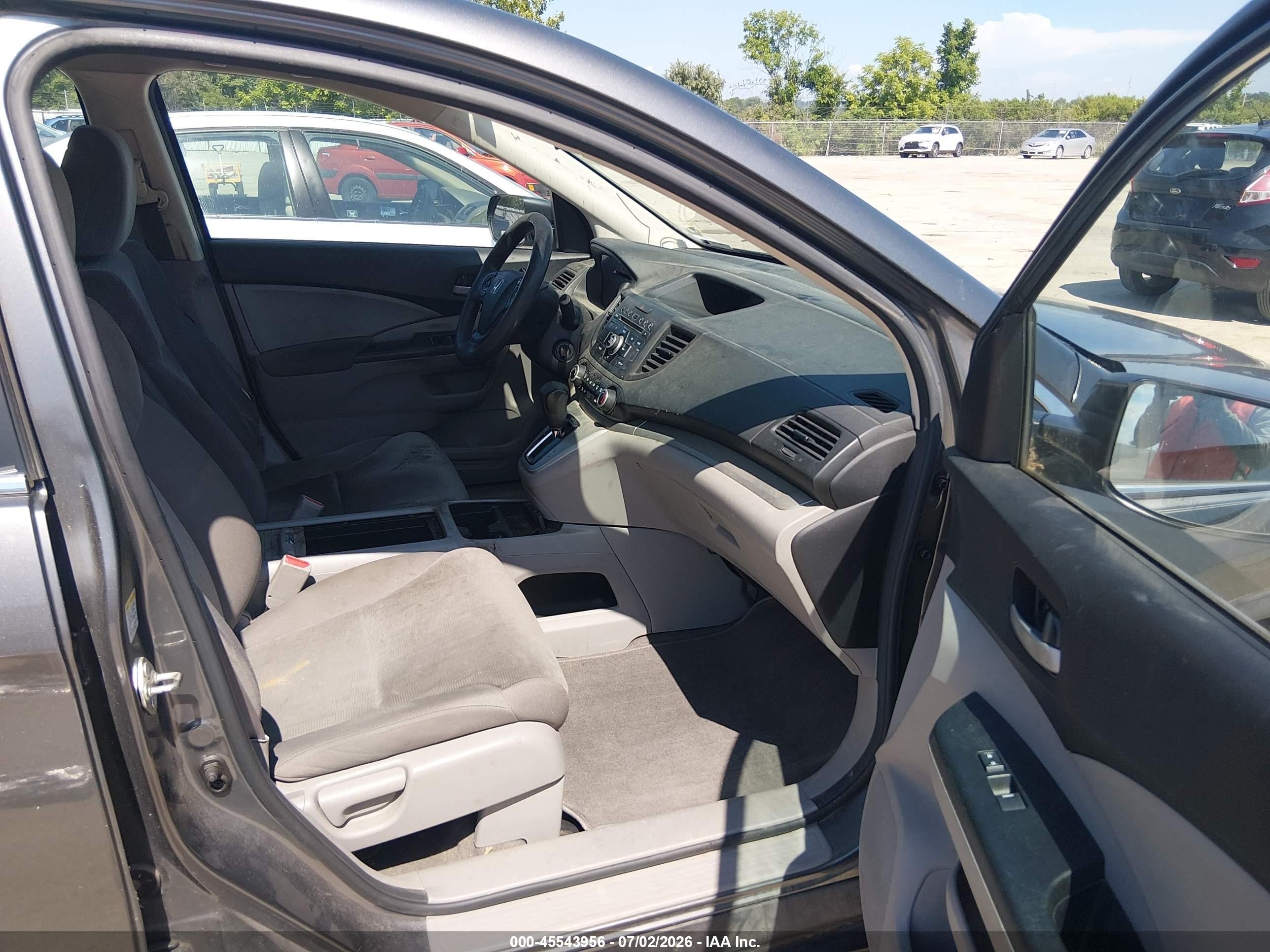 2014 Honda Cr-v Lx Серый vin: 2HKRM4H37EH717068