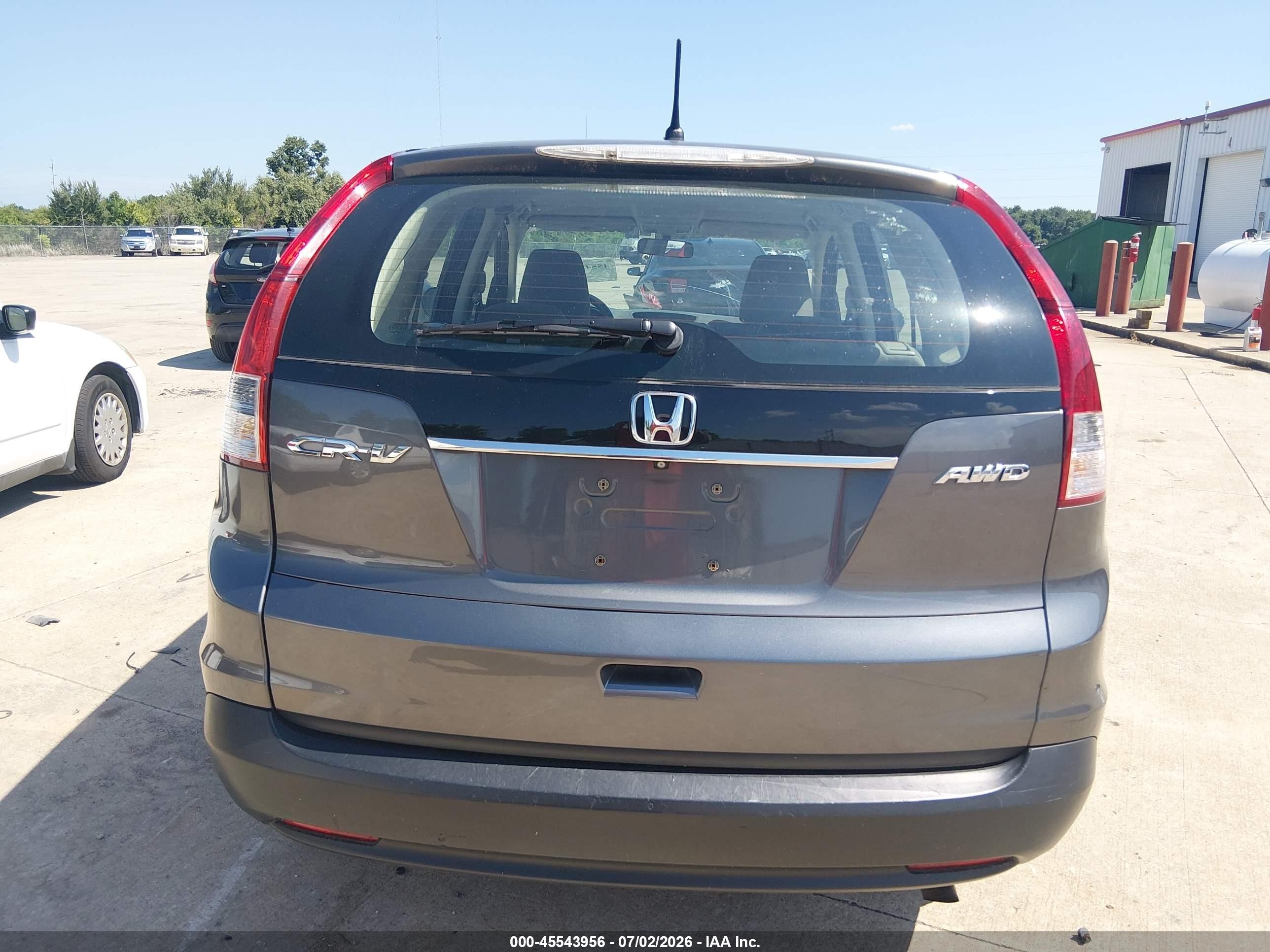2014 Honda Cr-v Lx Серый vin: 2HKRM4H37EH717068