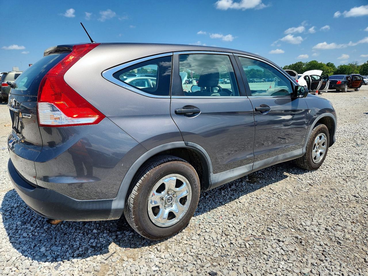 2014 Honda Cr-v Lx Gray vin: 2HKRM4H37EH727101