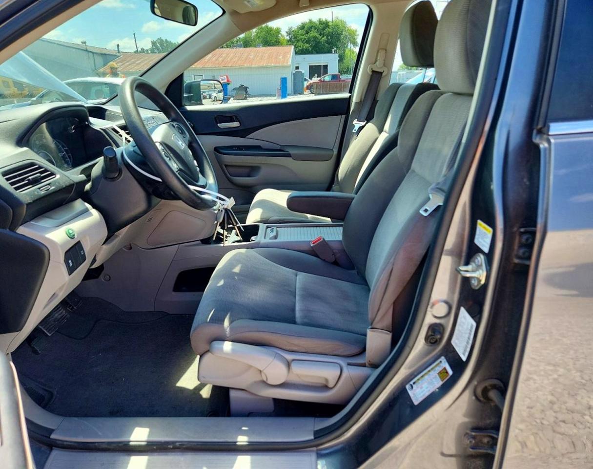 2014 Honda Cr-v Lx Gray vin: 2HKRM4H37EH727101
