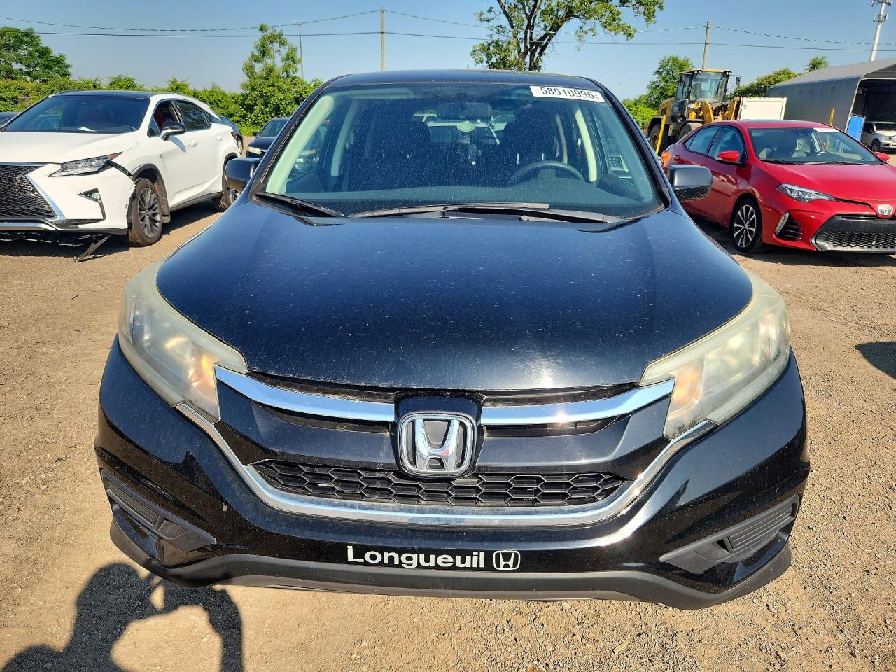 2015 Honda Cr-v Lx Black vin: 2HKRM4H37FH111612