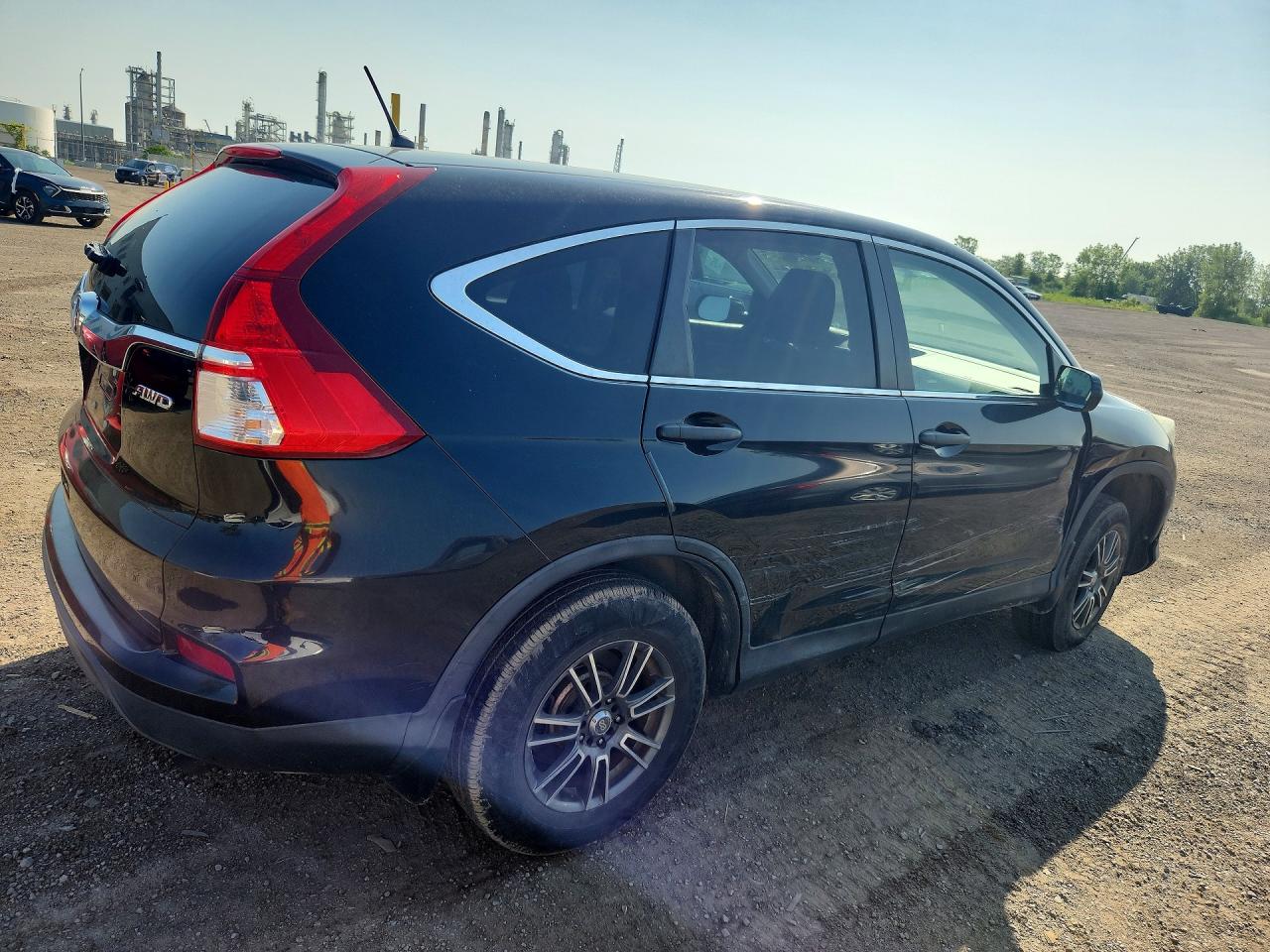 2015 Honda Cr-v Lx Black vin: 2HKRM4H37FH111612