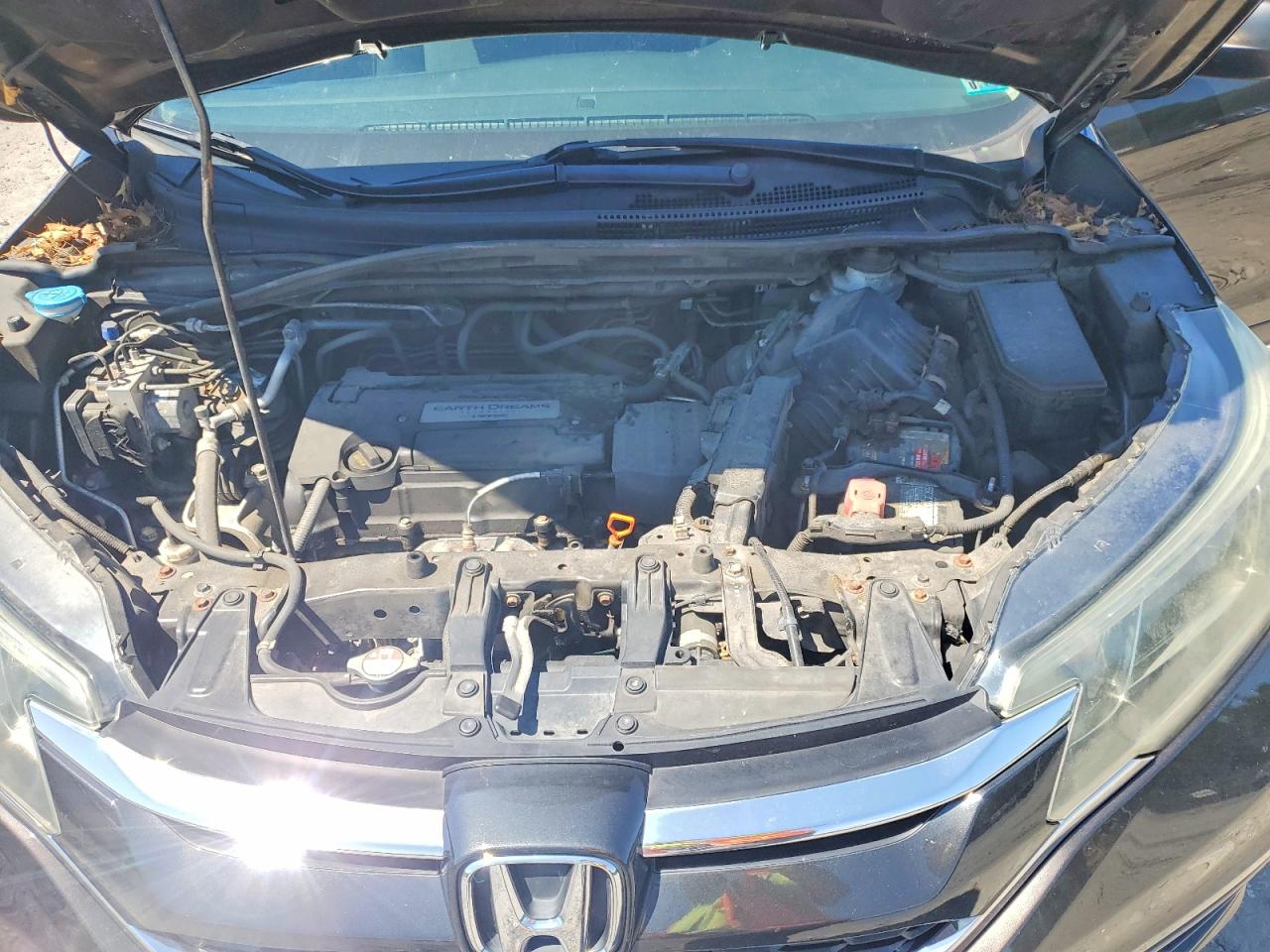 2015 Honda Cr-v Lx Brown vin: 2HKRM4H37FH601807