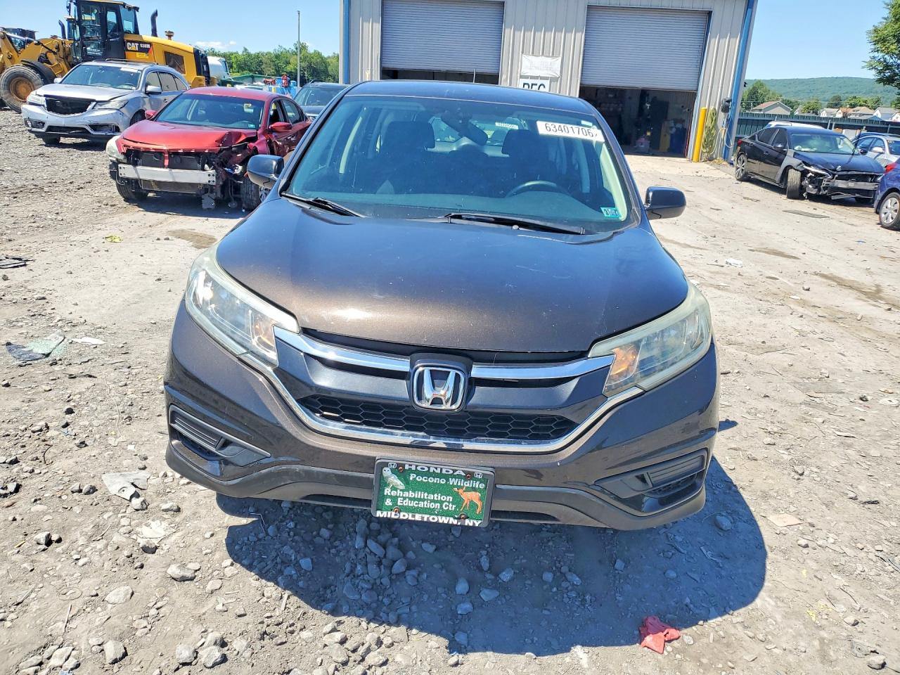 2015 Honda Cr-v Lx Brown vin: 2HKRM4H37FH601807