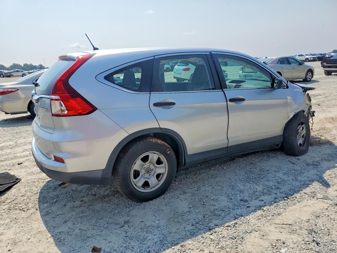 2015 Honda Cr-v Lx Silver vin: 2HKRM4H37FH602858