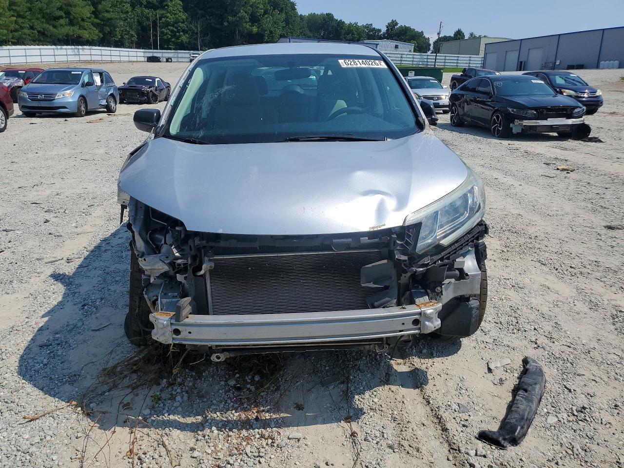 2015 Honda Cr-v Lx Silver vin: 2HKRM4H37FH602858