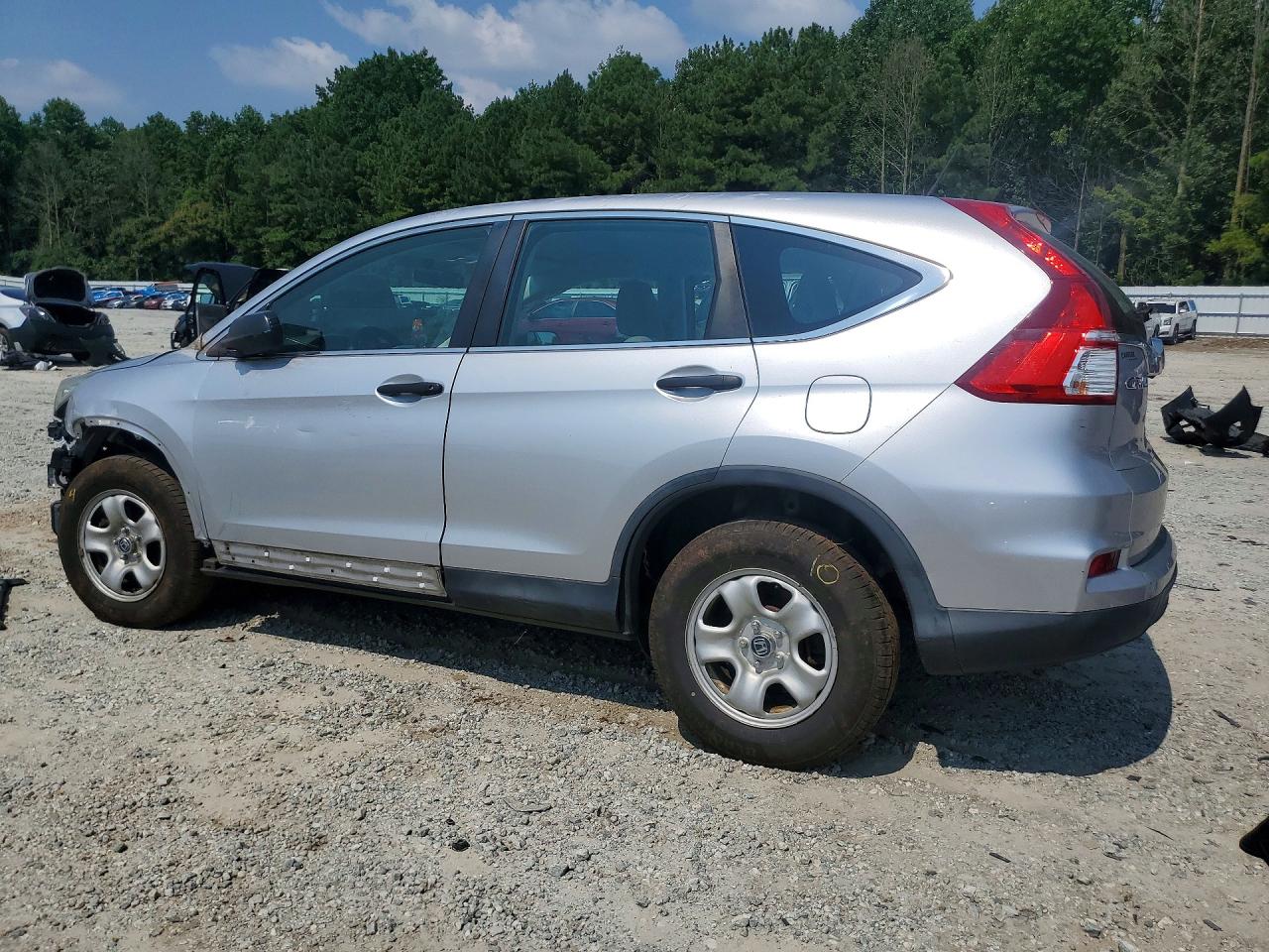 2015 Honda Cr-v Lx Silver vin: 2HKRM4H37FH602858
